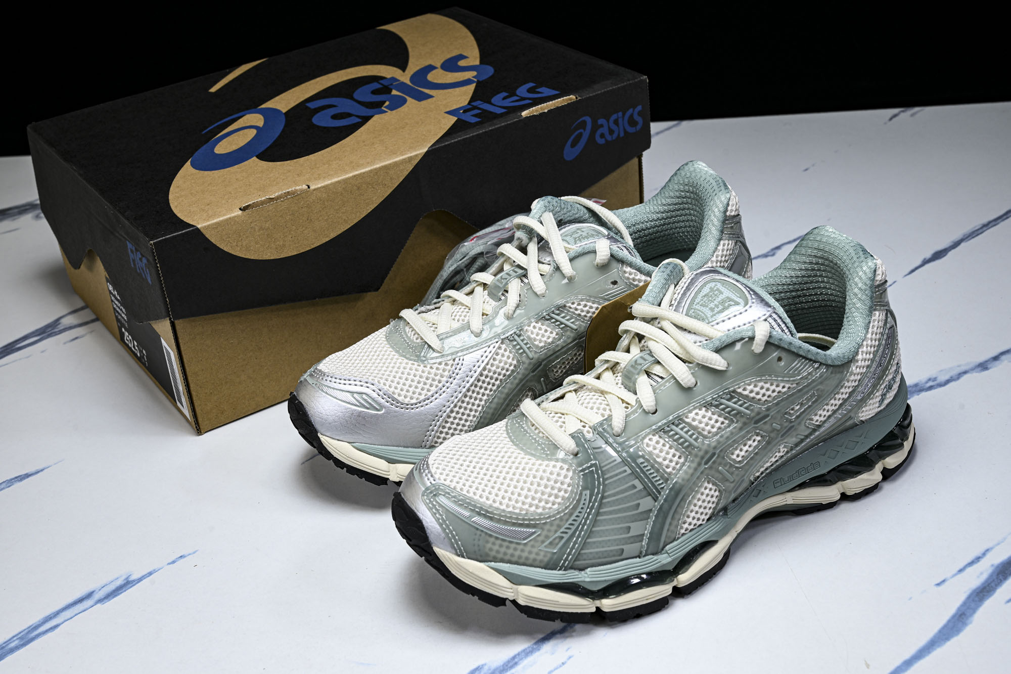 ASICS Gel-Kayano 12.1 Kith Cream Sage 浅绿白 1203A675-100 #YZ00