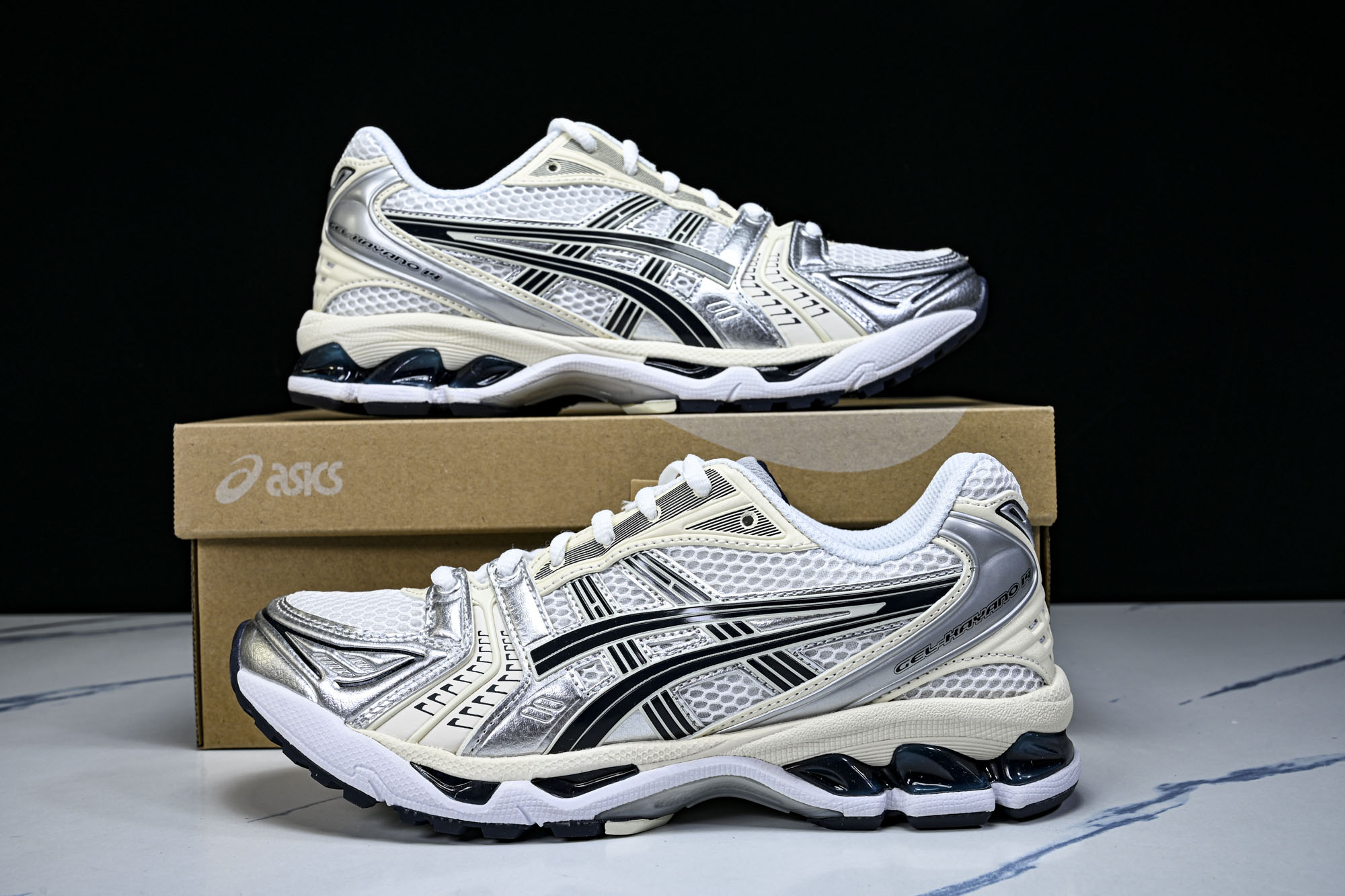 Asics Gel-Kayano 14 亚瑟士运动休闲透气专业跑鞋1202A056-109 #YZ002-2 纯原 1: Asics Gel-Kayano 14 亚瑟士运动休闲透气专业跑鞋1202A056-109 #YZ002-2 纯原 1: