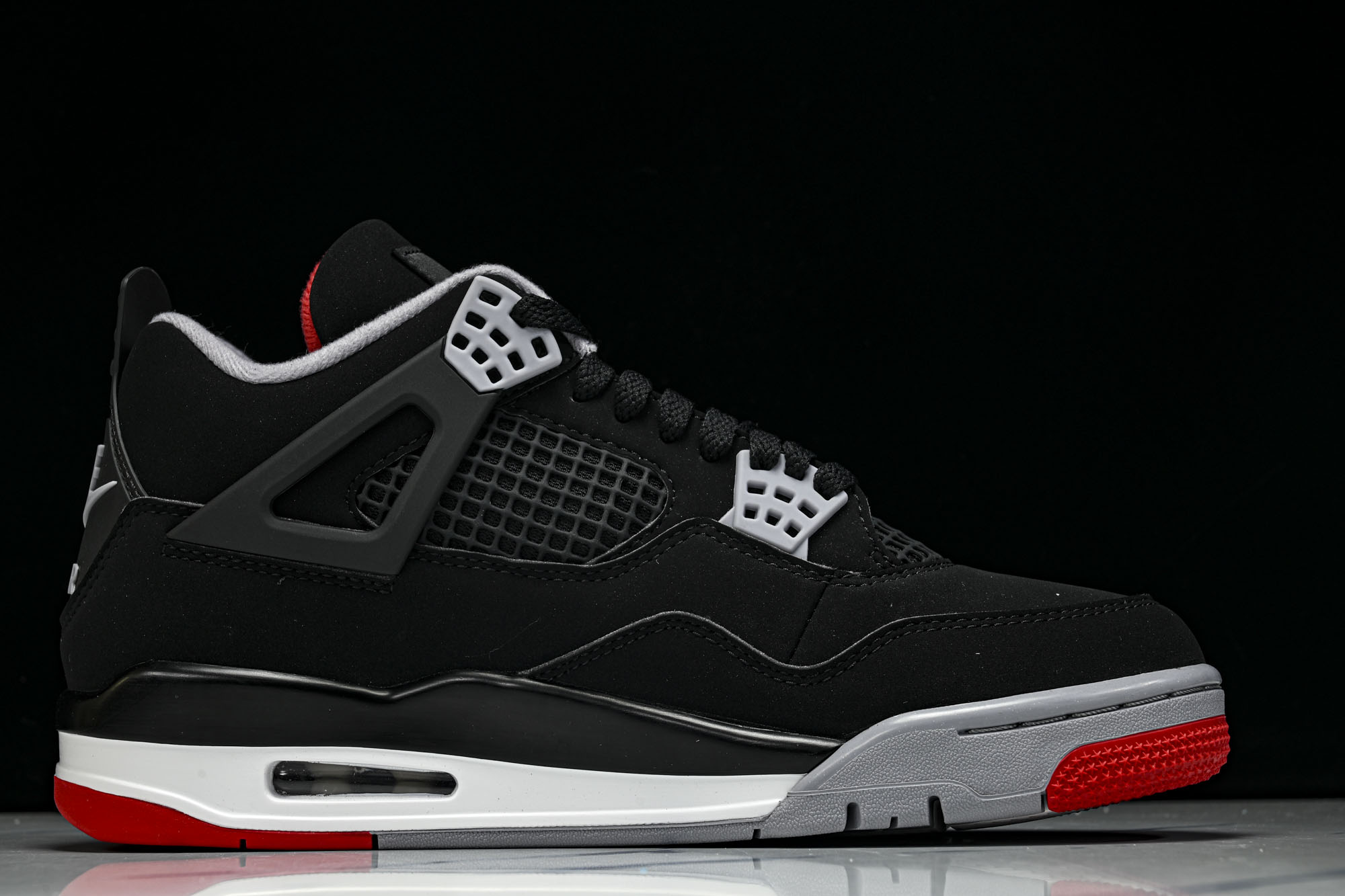 Air Jordan 4 Retro _Bred_ AJ4 乔4黑红2.0 IX8180-001 #YZ015 大厂出品 Air Jordan 4 Retro _Bred_ AJ4 乔4黑红2.0 IX8180-001 #YZ015 大厂出品