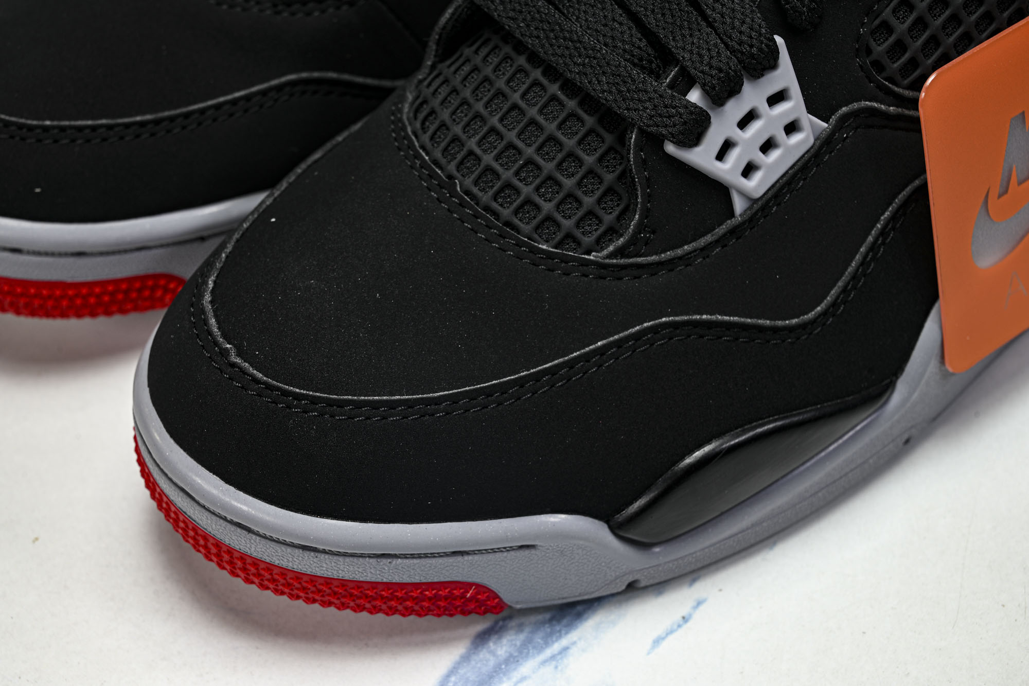 Air Jordan 4 Retro _Bred_ AJ4 乔4黑红2.0 IX8180-001 #YZ015 大厂出品 Air Jordan 4 Retro _Bred_ AJ4 乔4黑红2.0 IX8180-001 #YZ015 大厂出品
