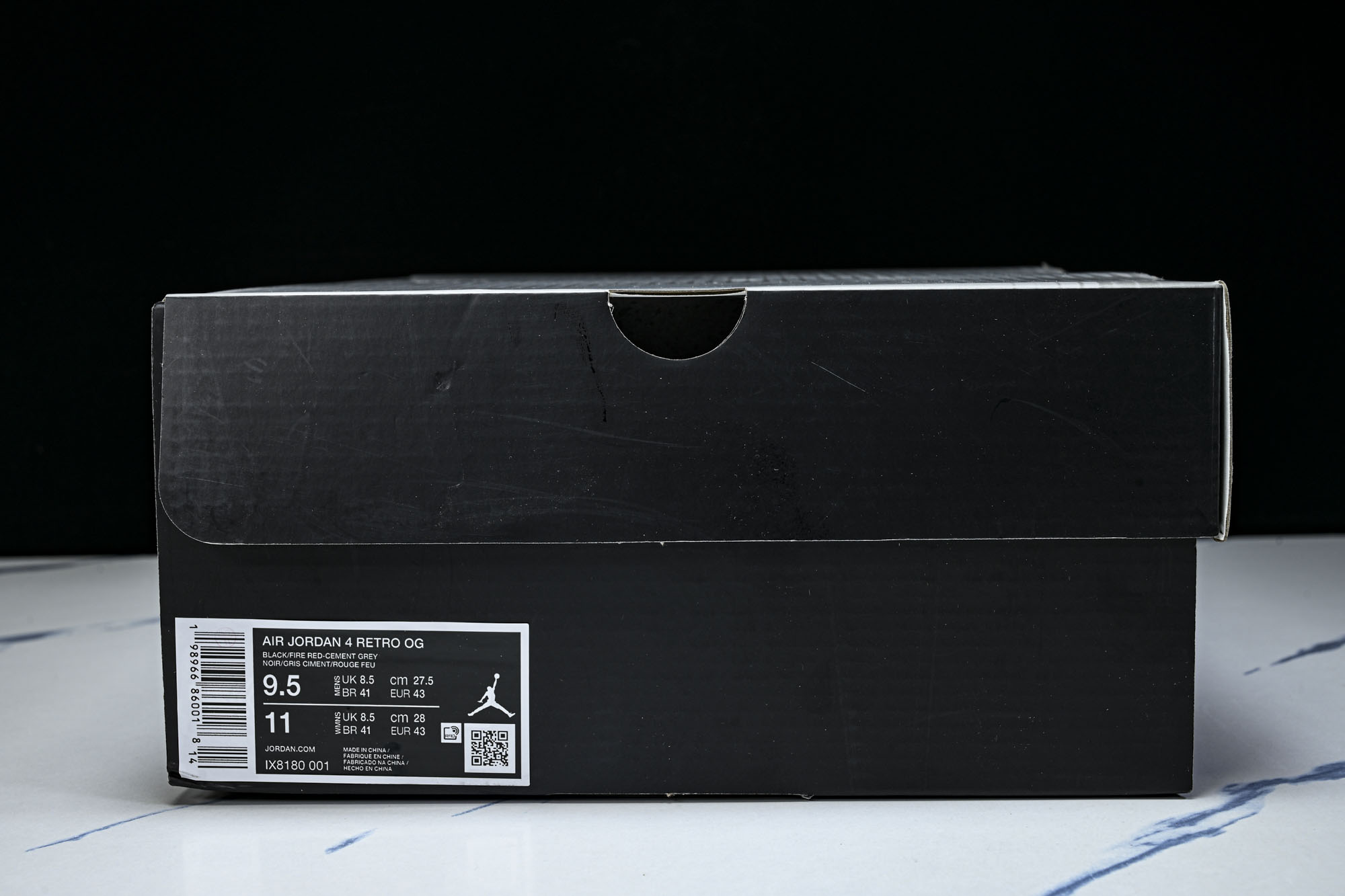 Air Jordan 4 Retro _Bred_ AJ4 乔4黑红2.0 IX8180-001 #YZ015 大厂出品 Air Jordan 4 Retro _Bred_ AJ4 乔4黑红2.0 IX8180-001 #YZ015 大厂出品