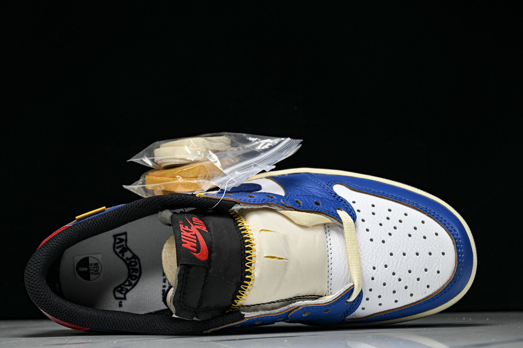 Fragment Design x Union x Air Jordan 1 Hi 乔1藤原浩大闪电 低帮文化休闲板鞋 
