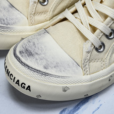 Balenciaga Paris Low 巴黎世家磨损做旧低帮系带时尚板鞋 W3RR59010 #YZ018 35 36 Balenciaga Paris Low 巴黎世家磨损做旧低帮系带时尚板鞋 W3RR59010 #YZ018 35 36