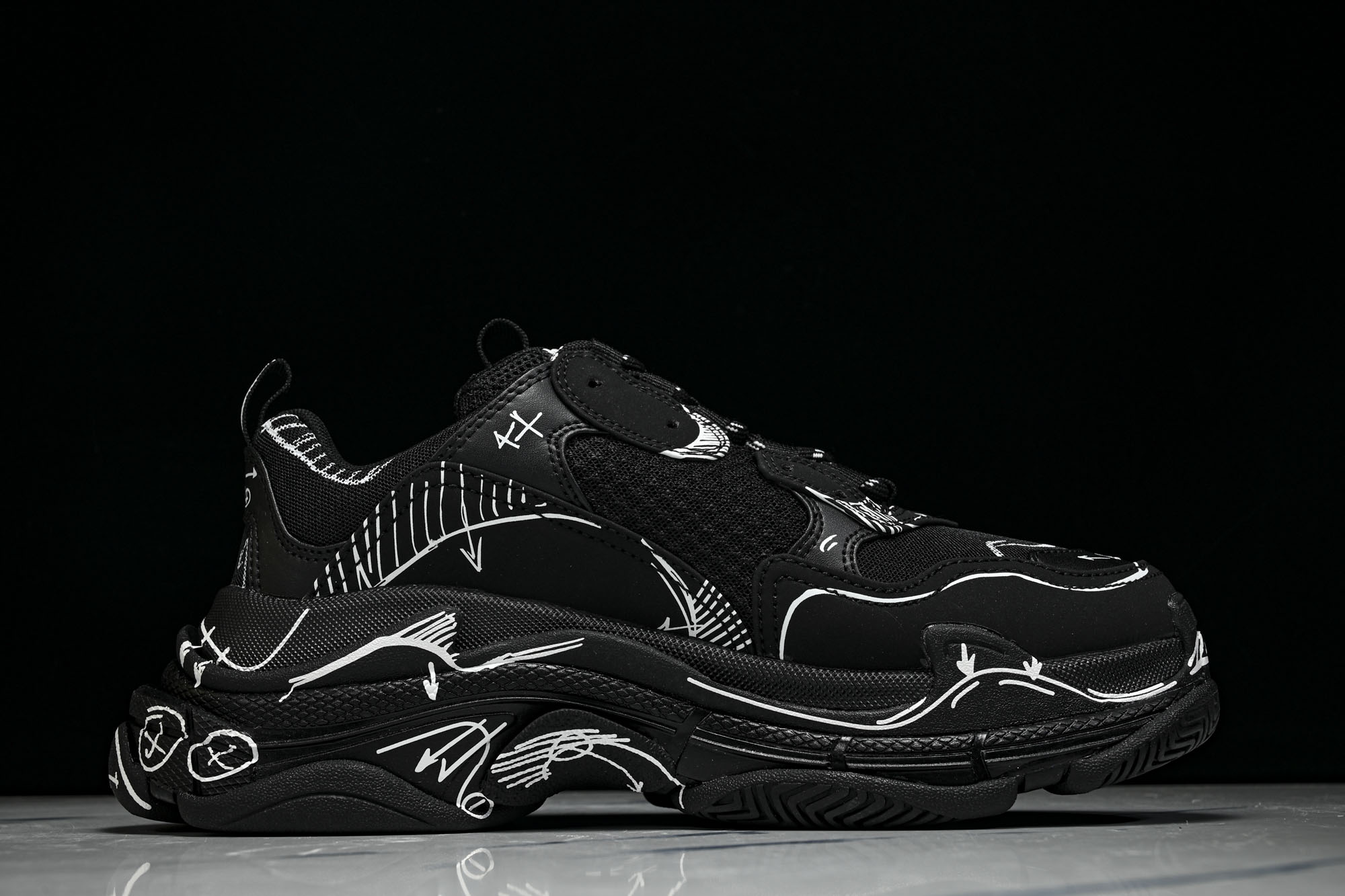 纯原 Balenciaga Triple S 巴黎世家复古老爹鞋 W2FW6-0102 #YZ018-5 原标原盒 最高 纯原 Balenciaga Triple S 巴黎世家复古老爹鞋 W2FW6-0102 #YZ018-5 原标原盒 最高