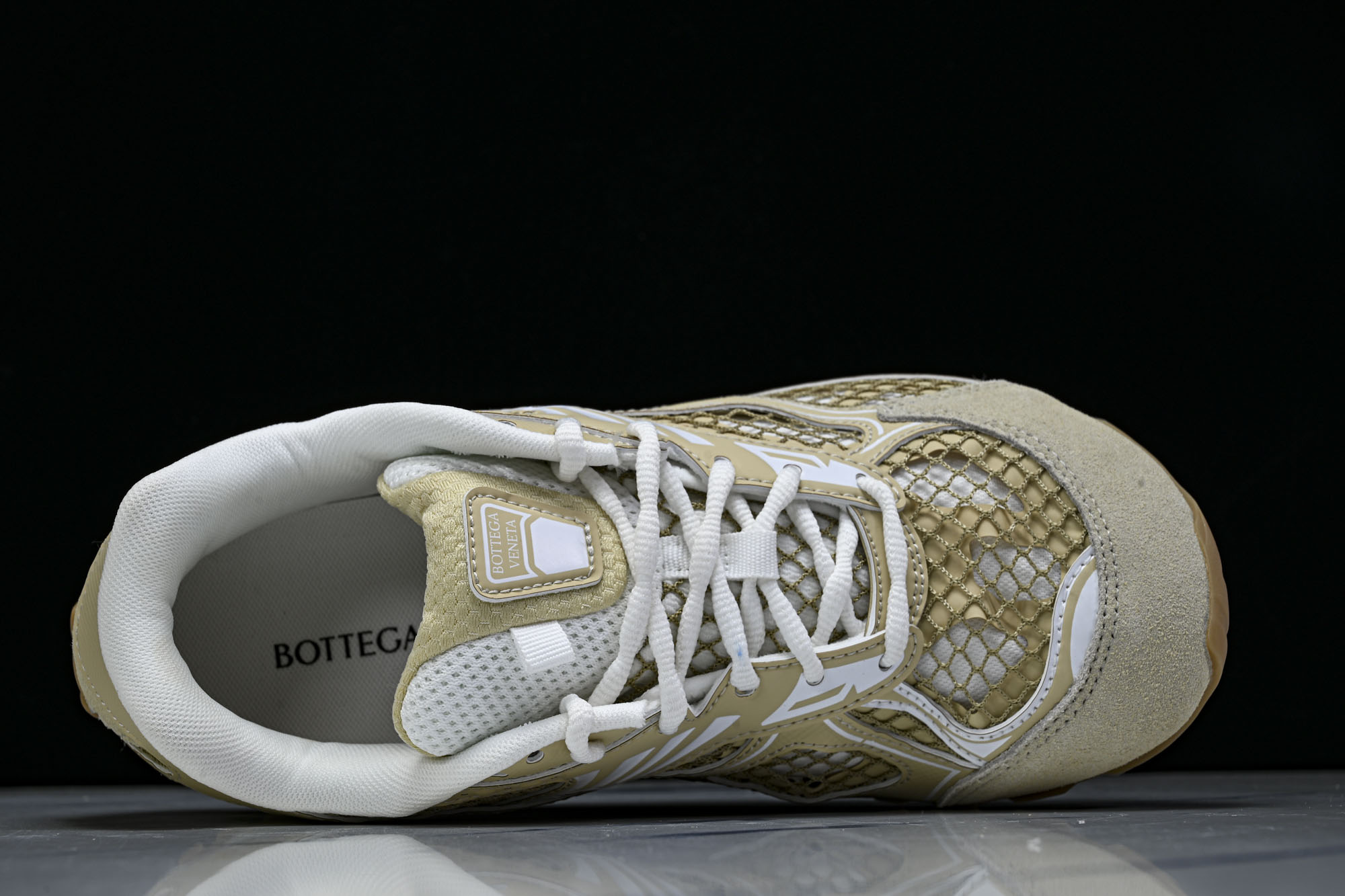 顶级 BOTTEGA VENETA (葆蝶家)男女 同款 Orbit 厚底透气网面休闲运动鞋 原版开发 原材料打造 还原