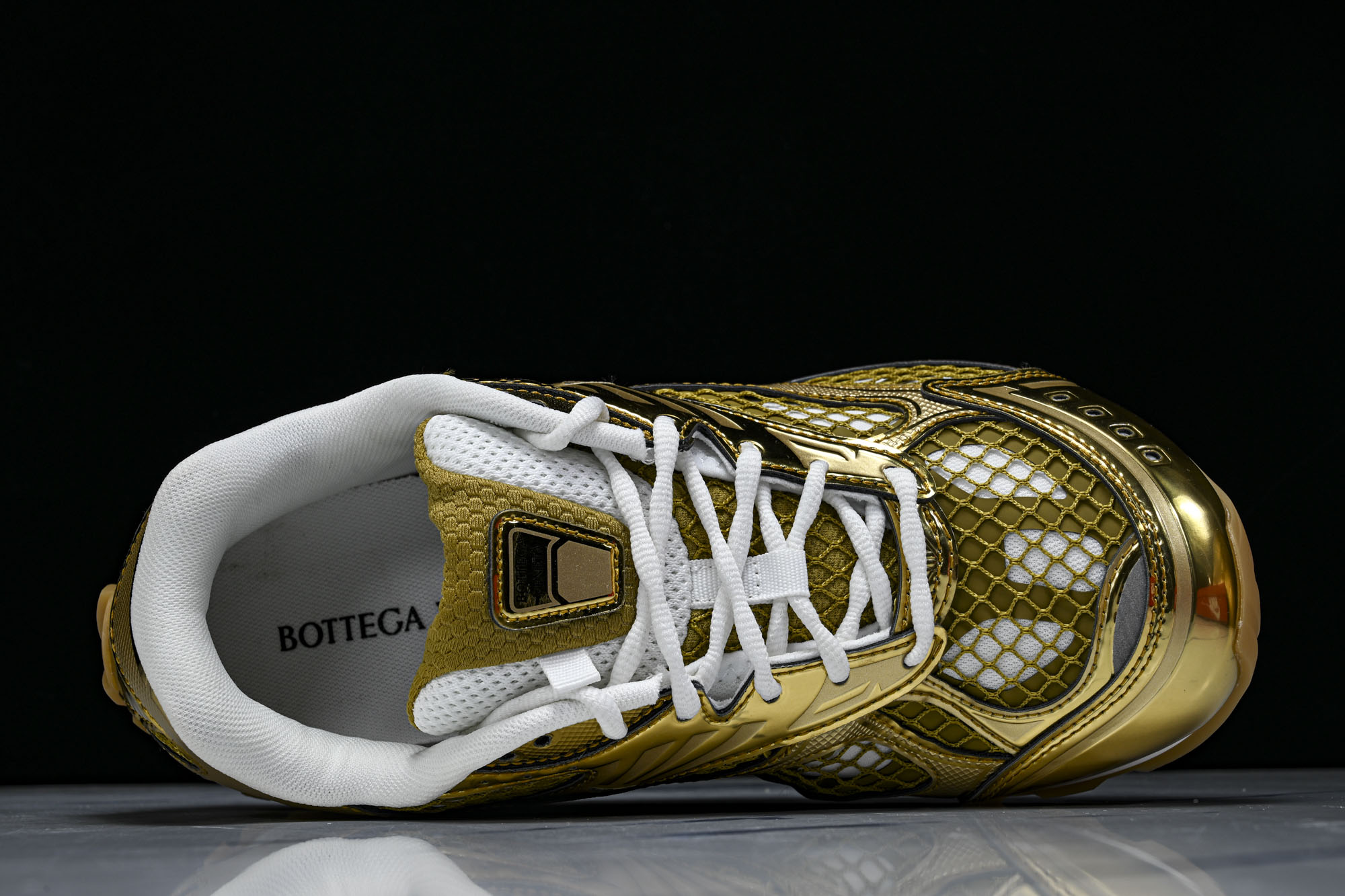 顶级 BOTTEGA VENETA (葆蝶家)男女 同款 Orbit 厚底透气网面休闲运动鞋 原版开发 原材料打造 还原