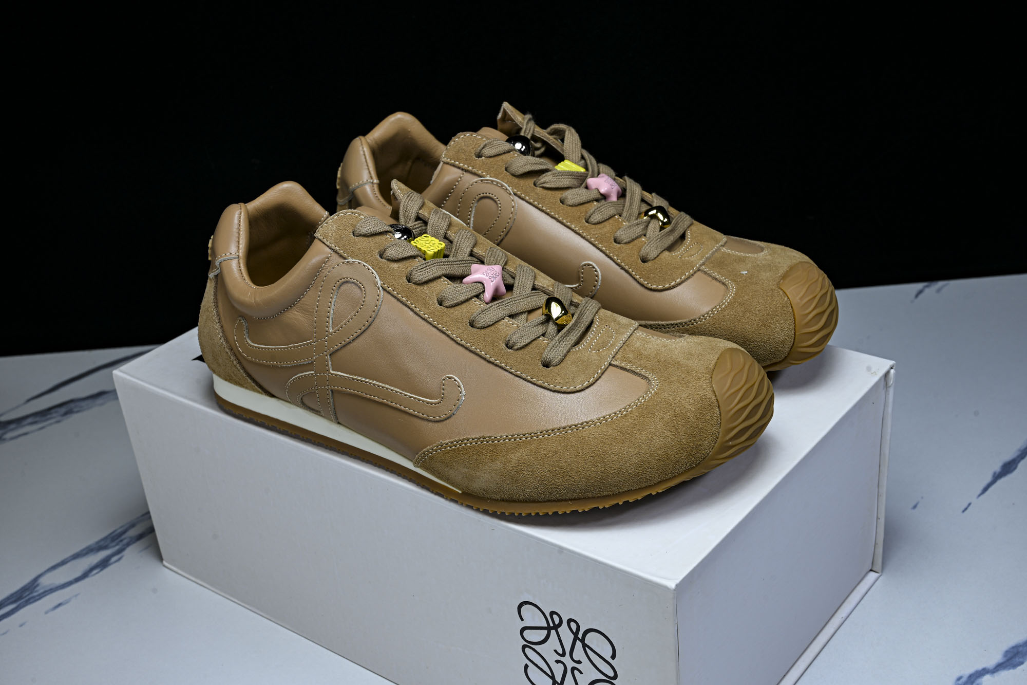 Loewe_罗意威 男女鞋2.0德训鞋尼龙小牛皮跑步运动鞋休闲鞋2026新款_3 #YZ000 全网最快购入原版开发,穿