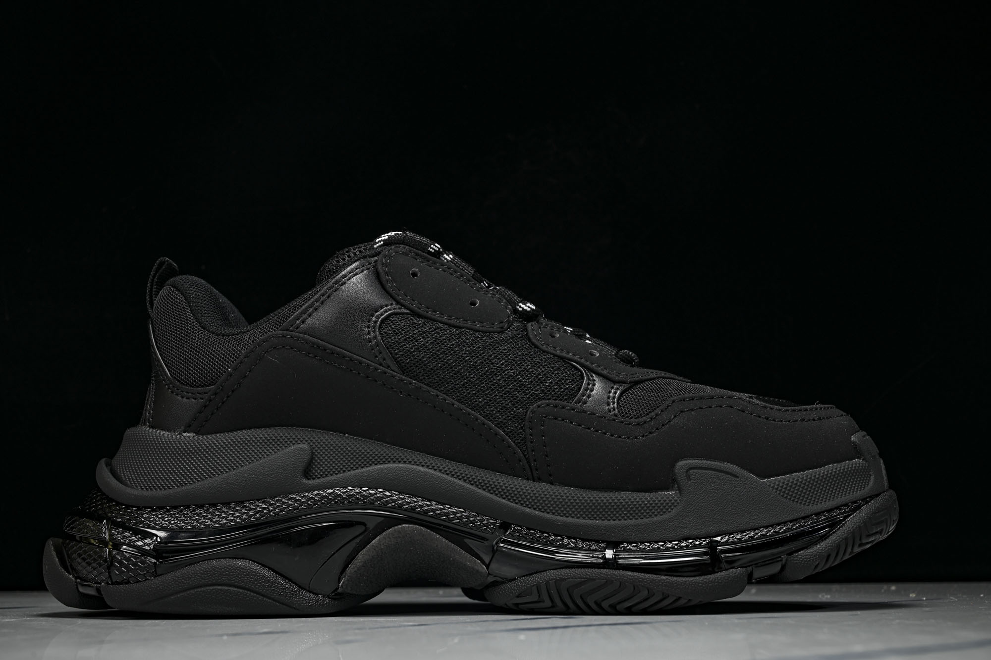 纯原 Balenciaga Triple S 3.0 巴黎世家三代复古休闲跑鞋 全组合氮气水晶大底W1FB3-1001 