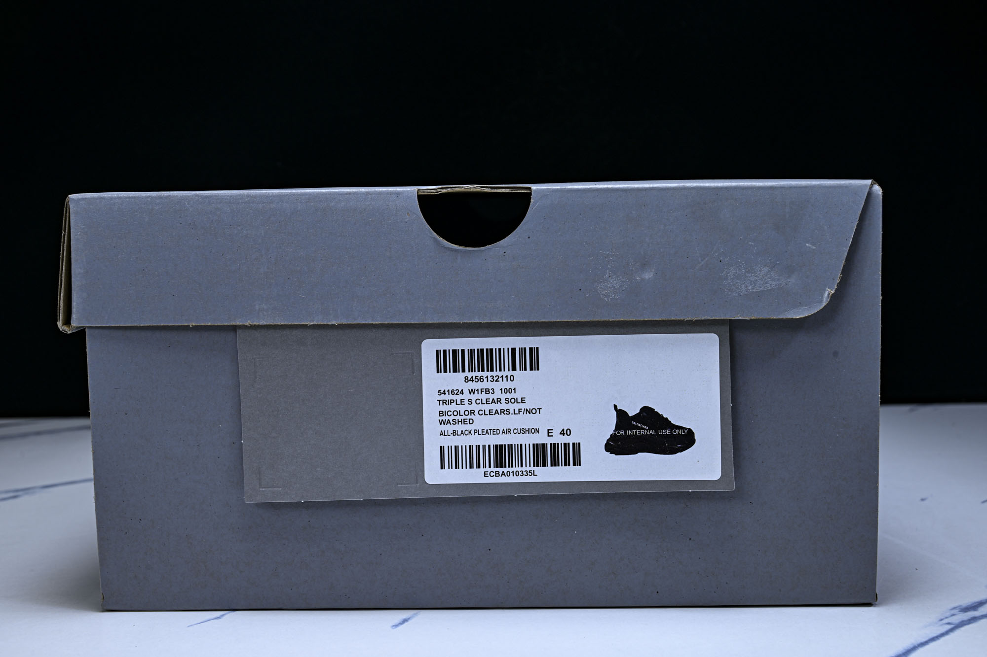 纯原 Balenciaga Triple S 3.0 巴黎世家三代复古休闲跑鞋 全组合氮气水晶大底W1FB3-1001 