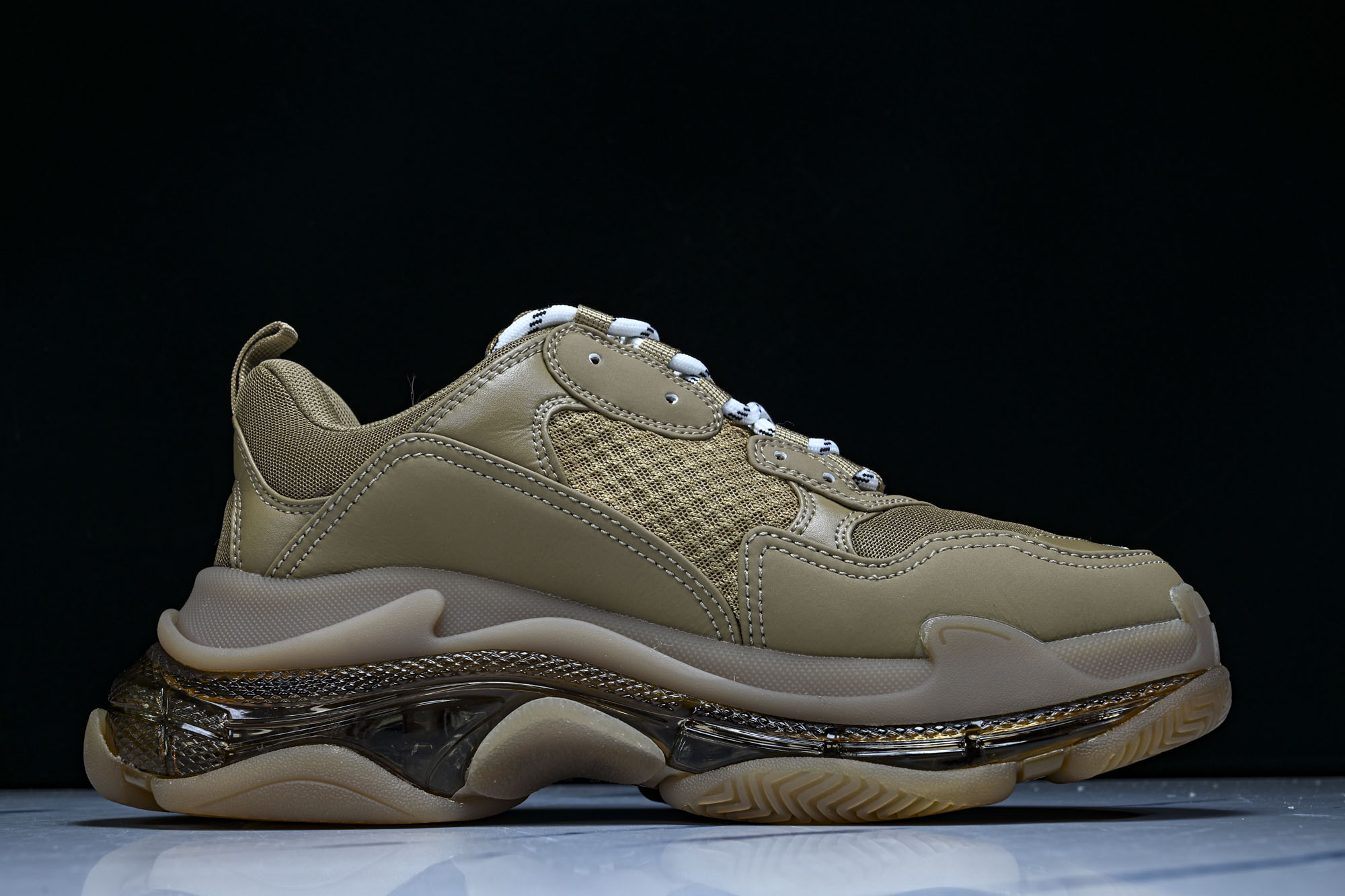 纯原 Balenciaga Triple S 3.0 巴黎世家三代复古休闲跑鞋 全组合氮气水晶大底W1GB5-2005 