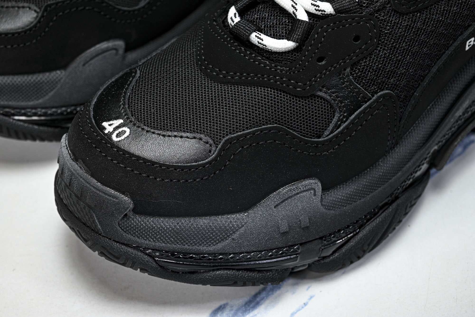 纯原 Balenciaga Triple S 3.0 巴黎世家三代复古休闲跑鞋 全组合氮气水晶大底W2FB1-1000 