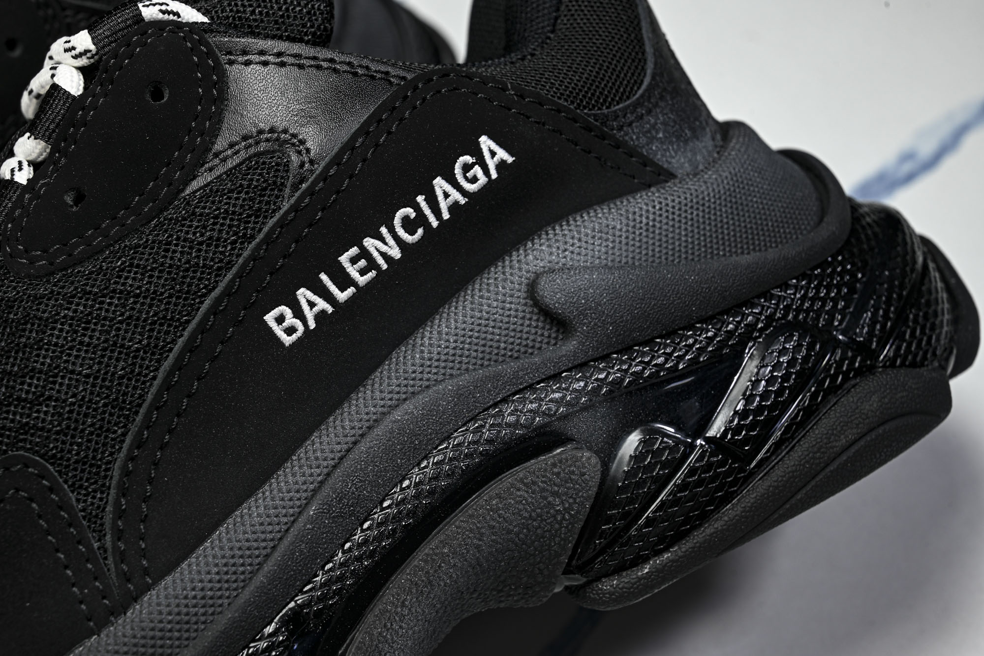 纯原 Balenciaga Triple S 3.0 巴黎世家三代复古休闲跑鞋 全组合氮气水晶大底W2FB1-1000 