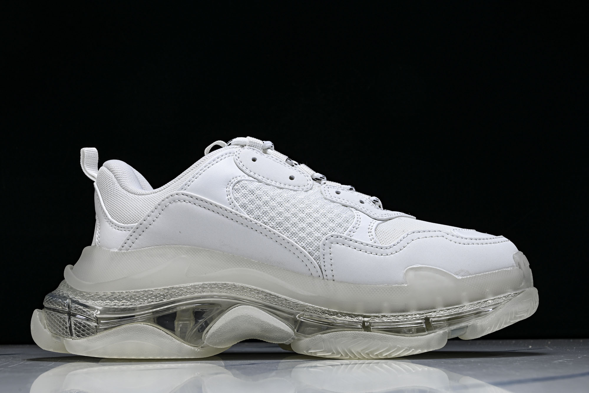纯原 Balenciaga Triple S 3.0 巴黎世家三代复古休闲跑鞋 全组合氮气水晶大底W2FB1-9000 