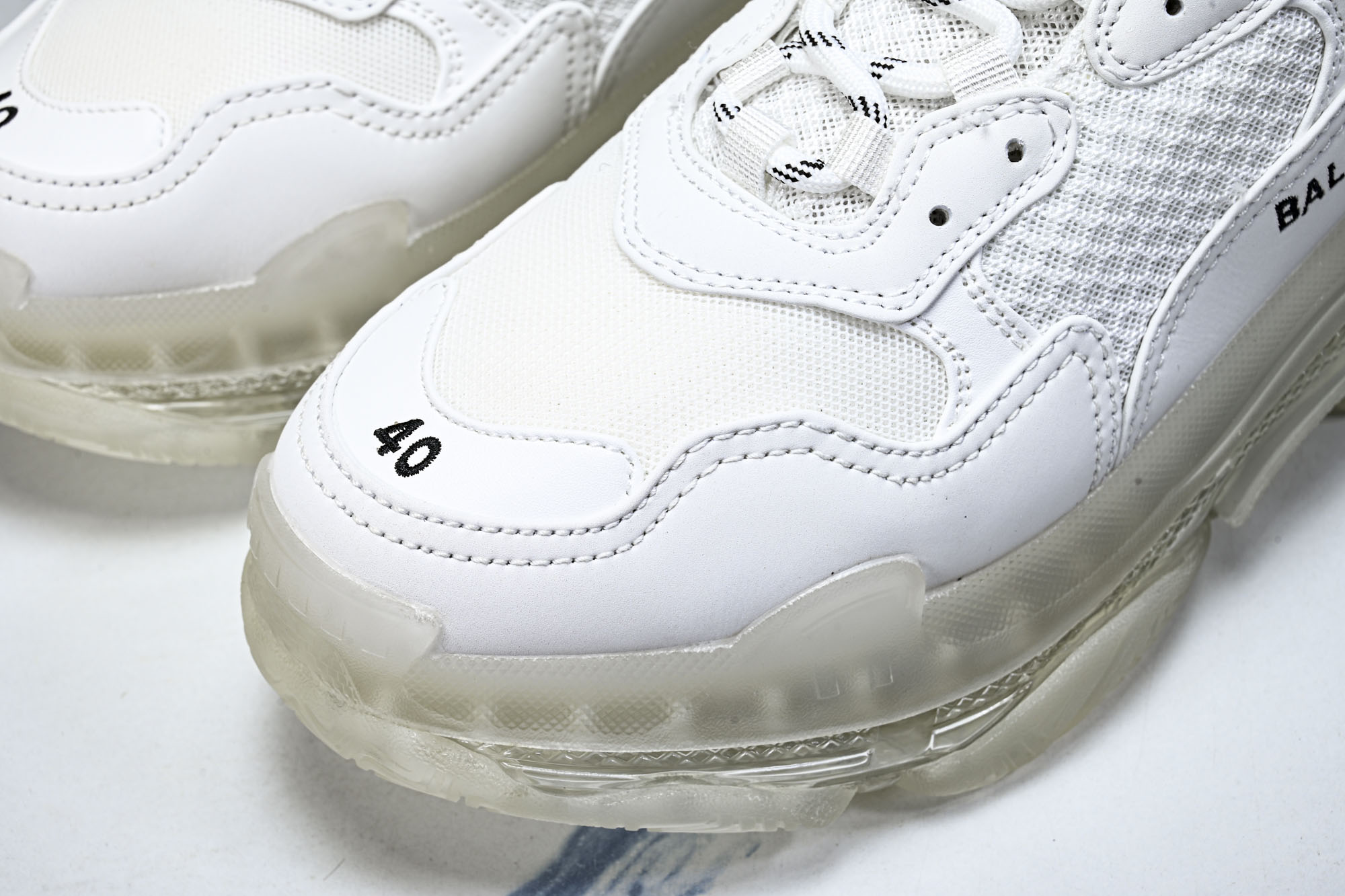 纯原 Balenciaga Triple S 3.0 巴黎世家三代复古休闲跑鞋 全组合氮气水晶大底W2FB1-9000 