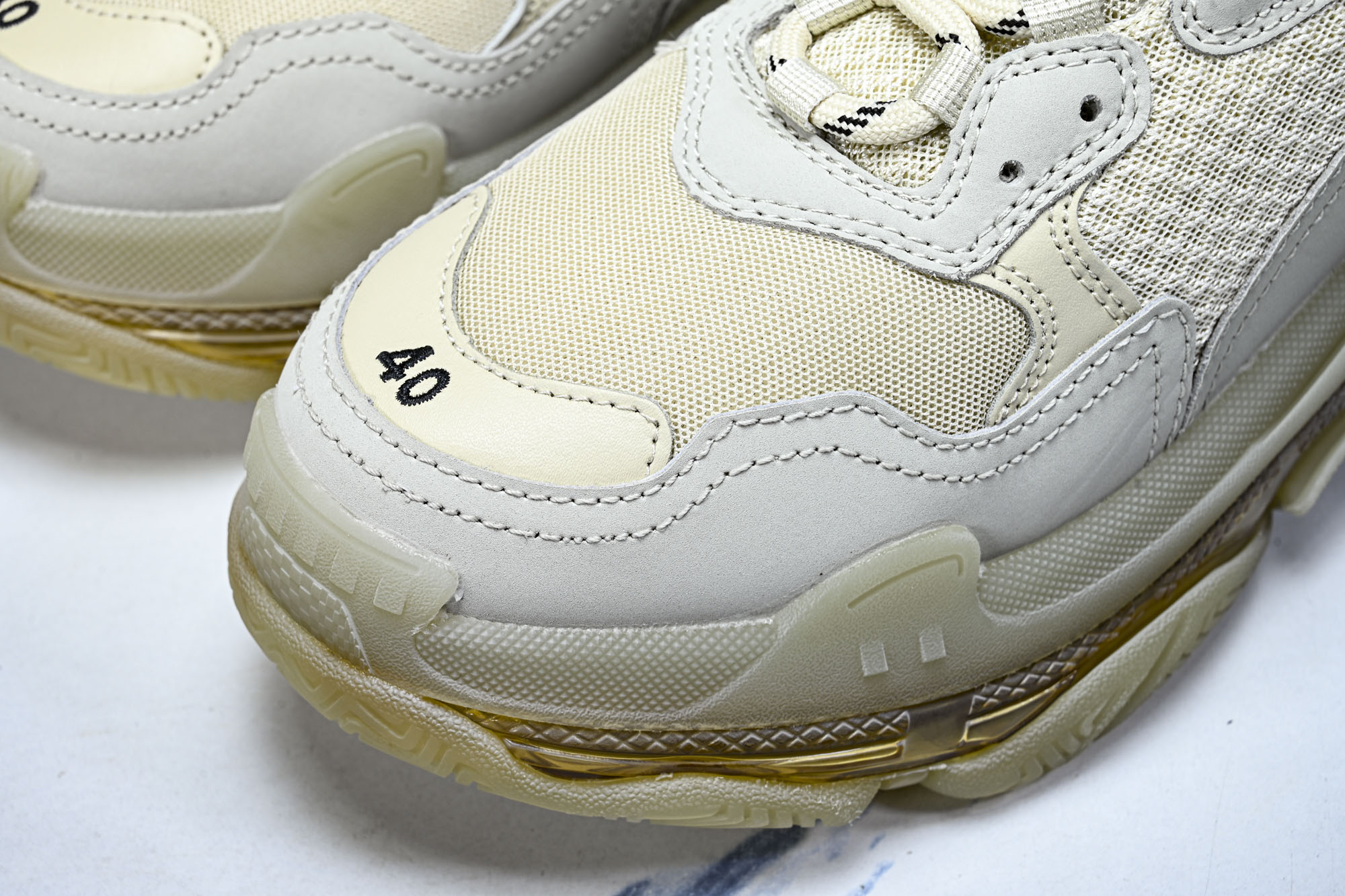 纯原 Balenciaga Triple S 3.0 巴黎世家三代复古休闲跑鞋 全组合氮气水晶大底W2FB1-9005 