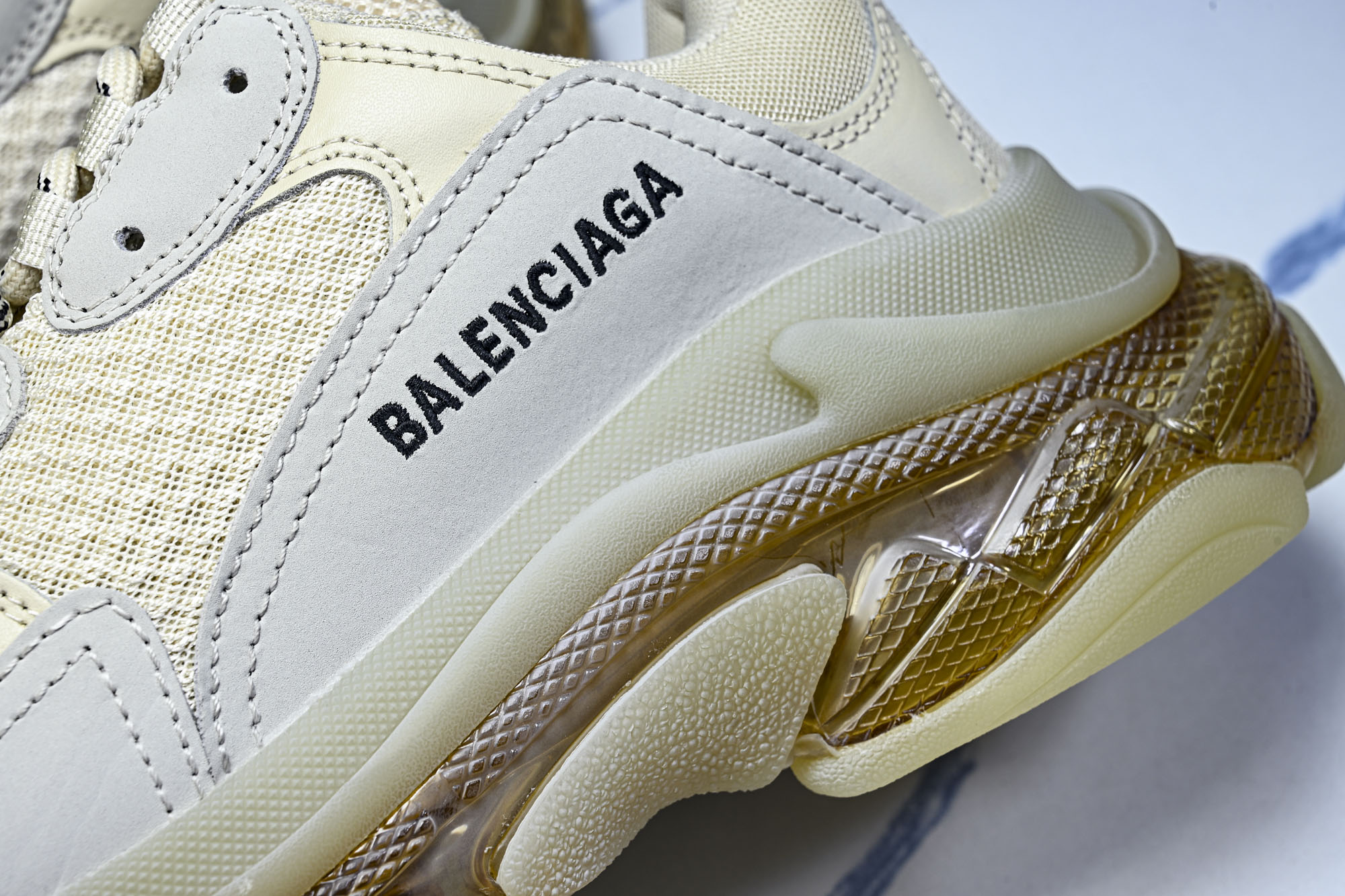 纯原 Balenciaga Triple S 3.0 巴黎世家三代复古休闲跑鞋 全组合氮气水晶大底W2FB1-9005 