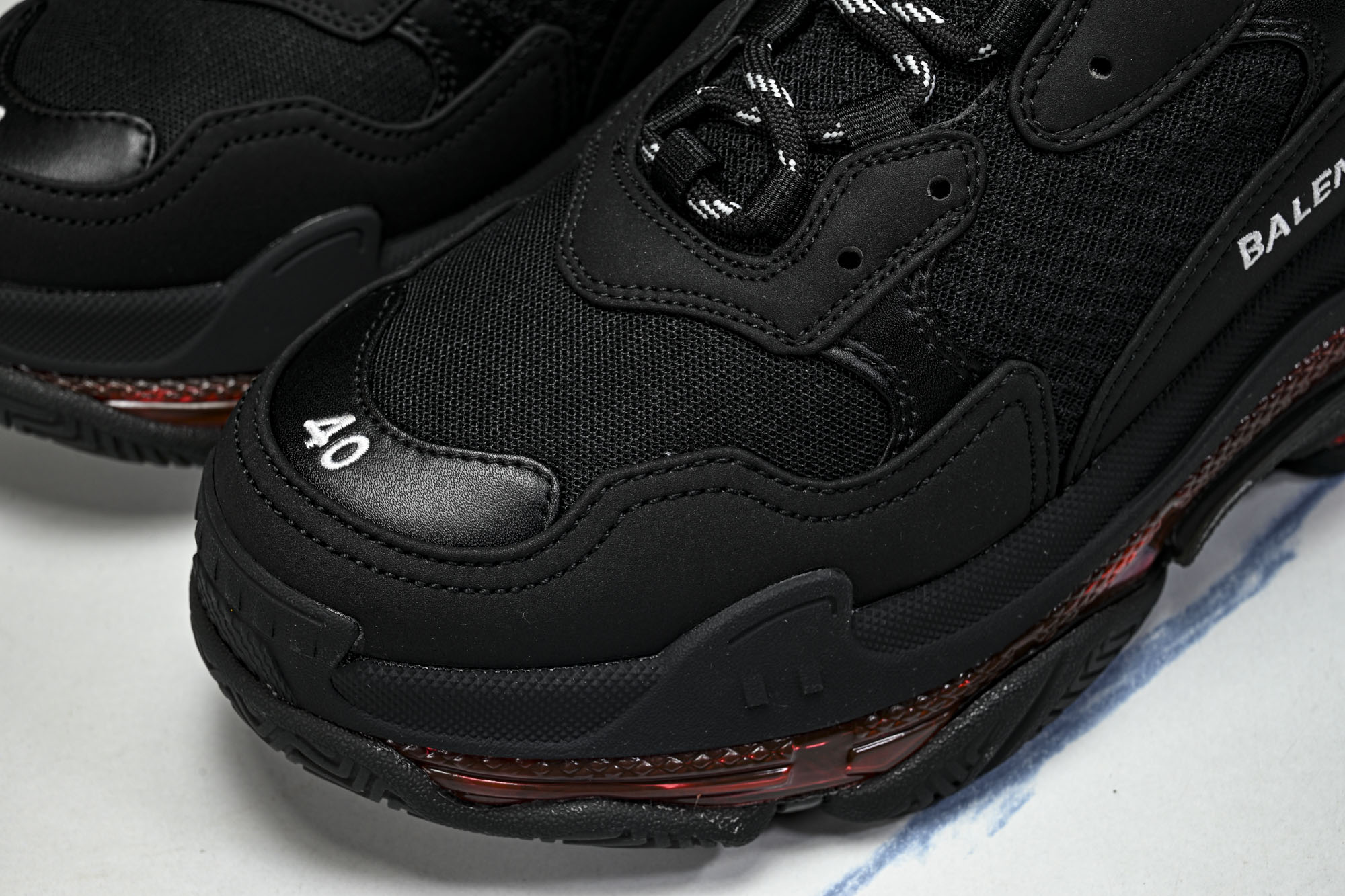 纯原 Balenciaga Triple S 3.0 巴黎世家三代复古休闲跑鞋 全组合氮气水晶大底W2FR1-1053 