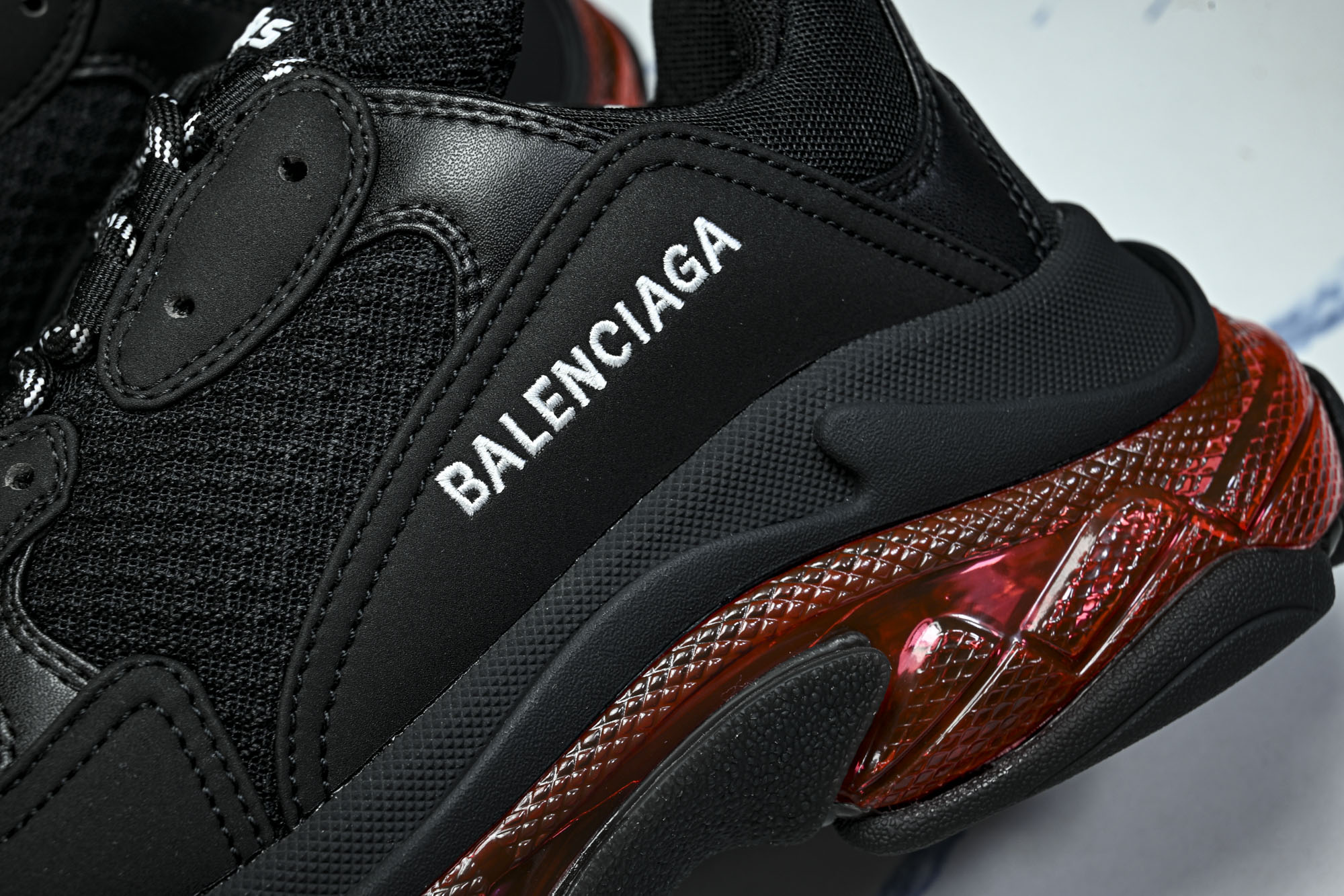 纯原 Balenciaga Triple S 3.0 巴黎世家三代复古休闲跑鞋 全组合氮气水晶大底W2FR1-1053 