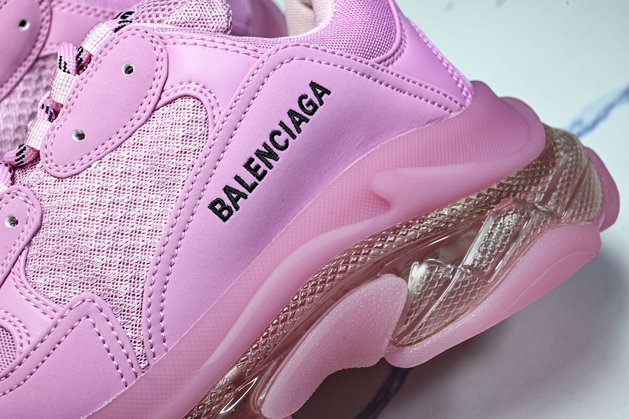 纯原 Balenciaga Triple S 3.0 巴黎世家三代复古休闲跑鞋 全组合氮气水晶大底W2GA1-5760 