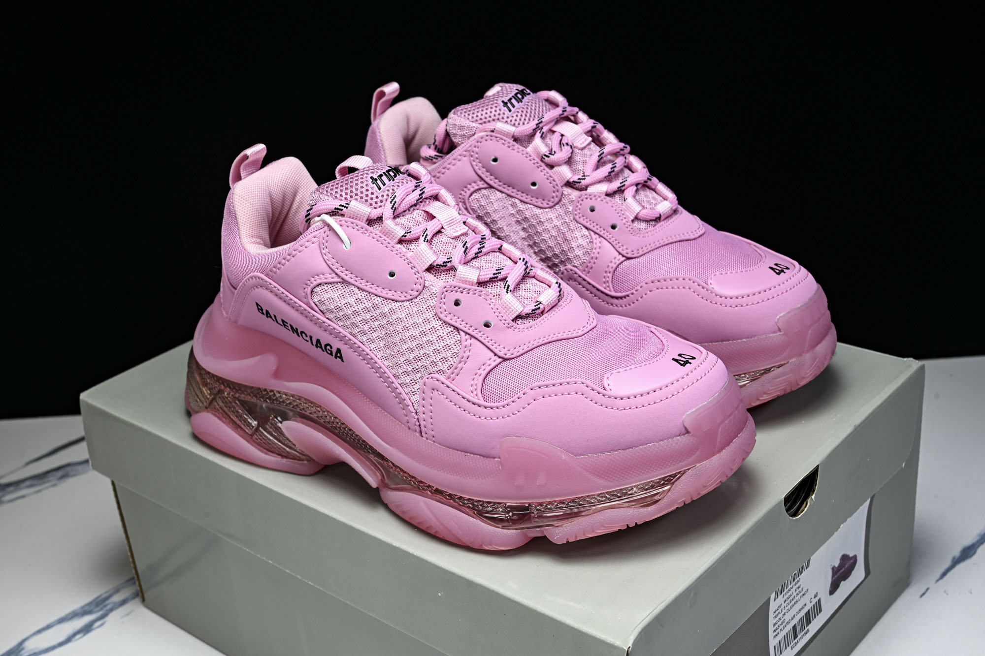 纯原 Balenciaga Triple S 3.0 巴黎世家三代复古休闲跑鞋 全组合氮气水晶大底W2GA1-5760 