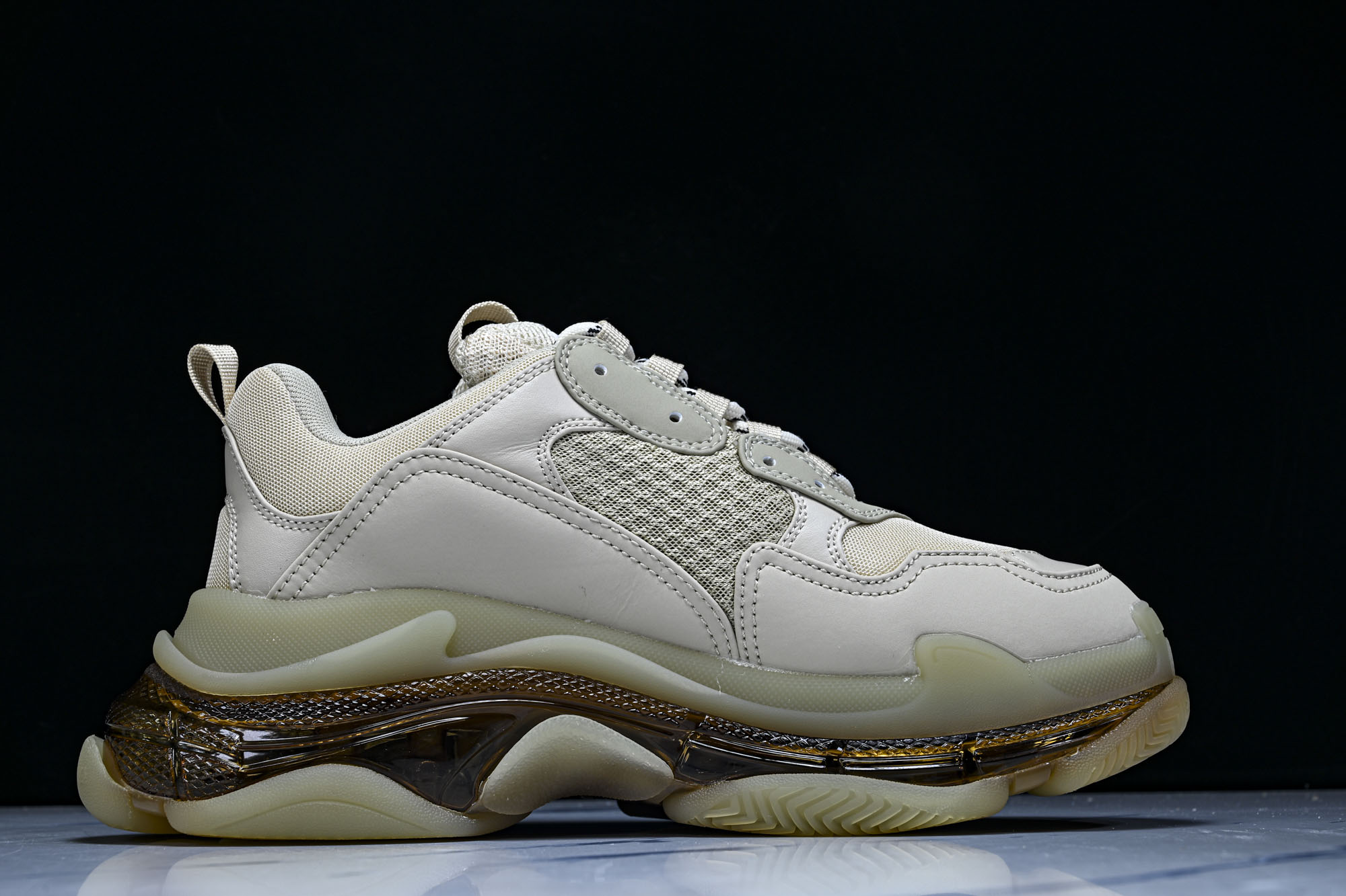 纯原 Balenciaga Triple S 3.0 巴黎世家三代复古休闲跑鞋 全组合氮气水晶大底W2GA1-9100 