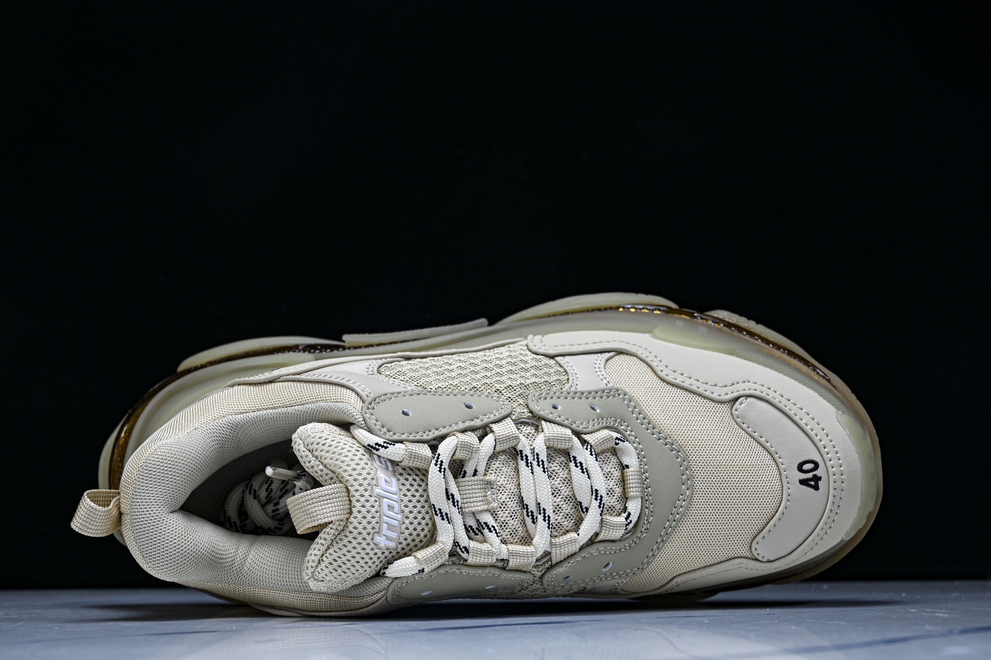 纯原 Balenciaga Triple S 3.0 巴黎世家三代复古休闲跑鞋 全组合氮气水晶大底W2GA1-9100 