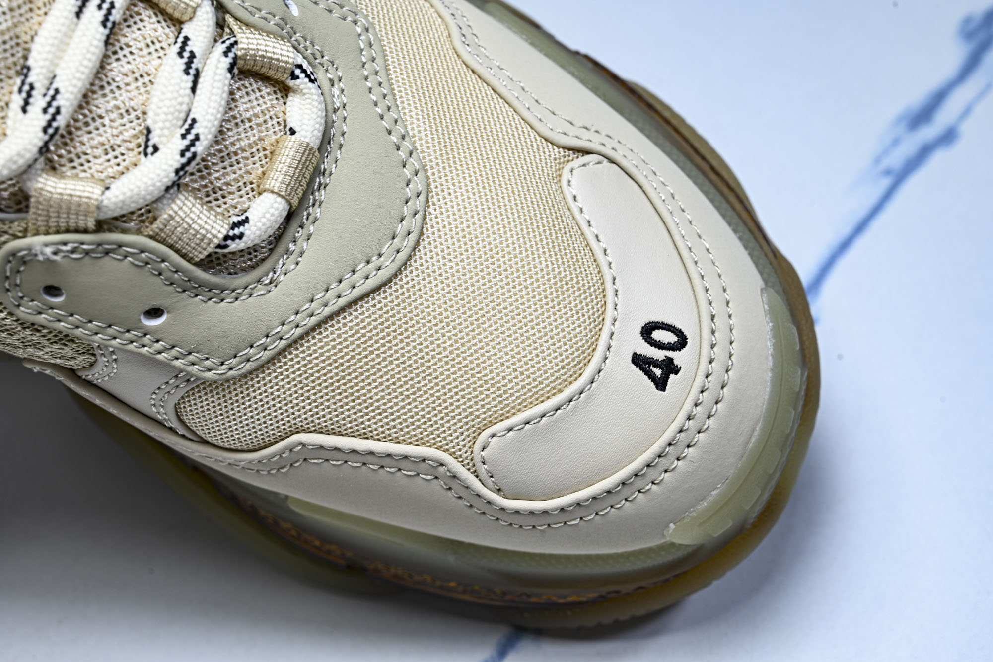 纯原 Balenciaga Triple S 3.0 巴黎世家三代复古休闲跑鞋 全组合氮气水晶大底W2GA1-9100 