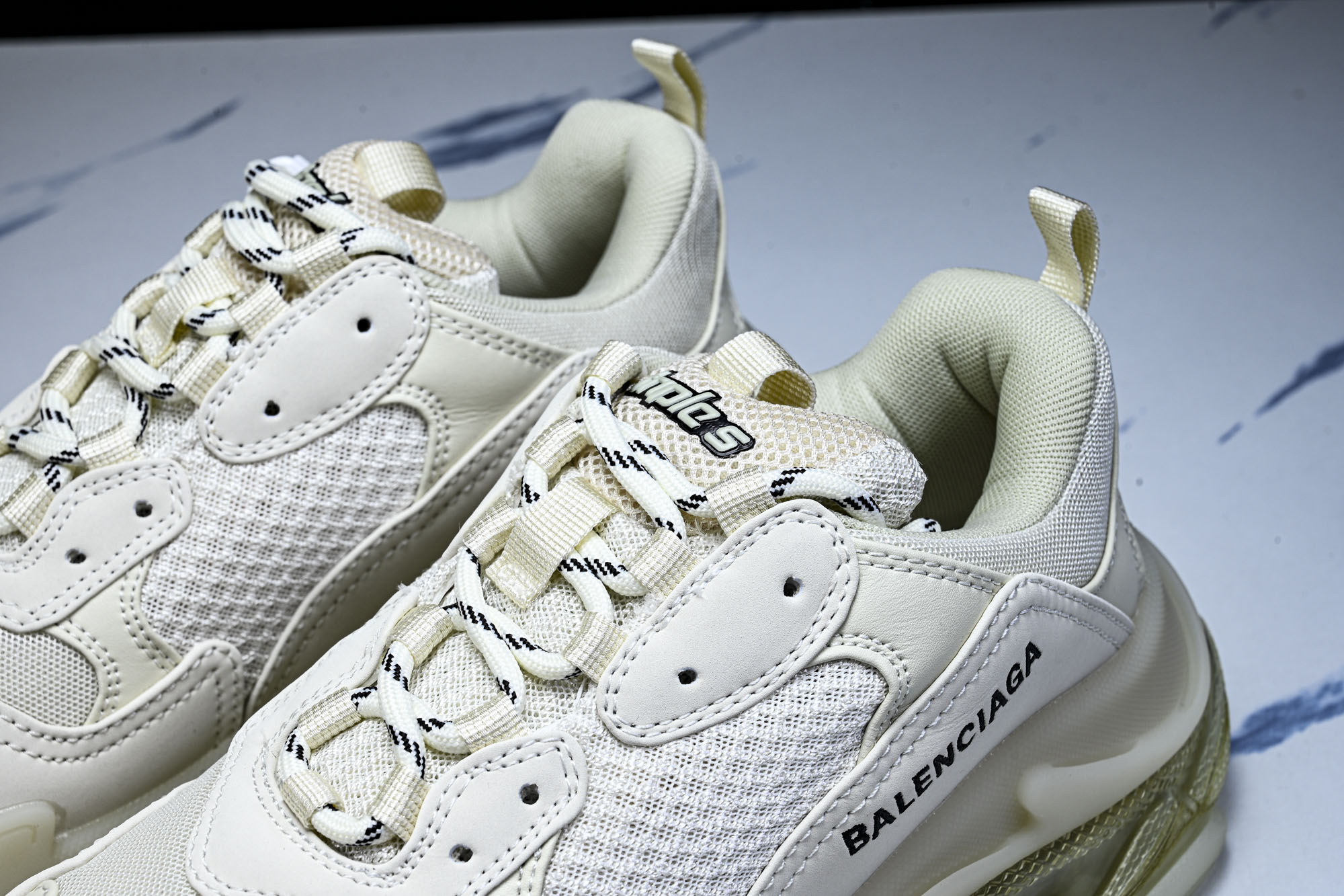 纯原 Balenciaga Triple S 3.0 巴黎世家三代复古休闲跑鞋 全组合氮气水晶大底W2GA3-9103 