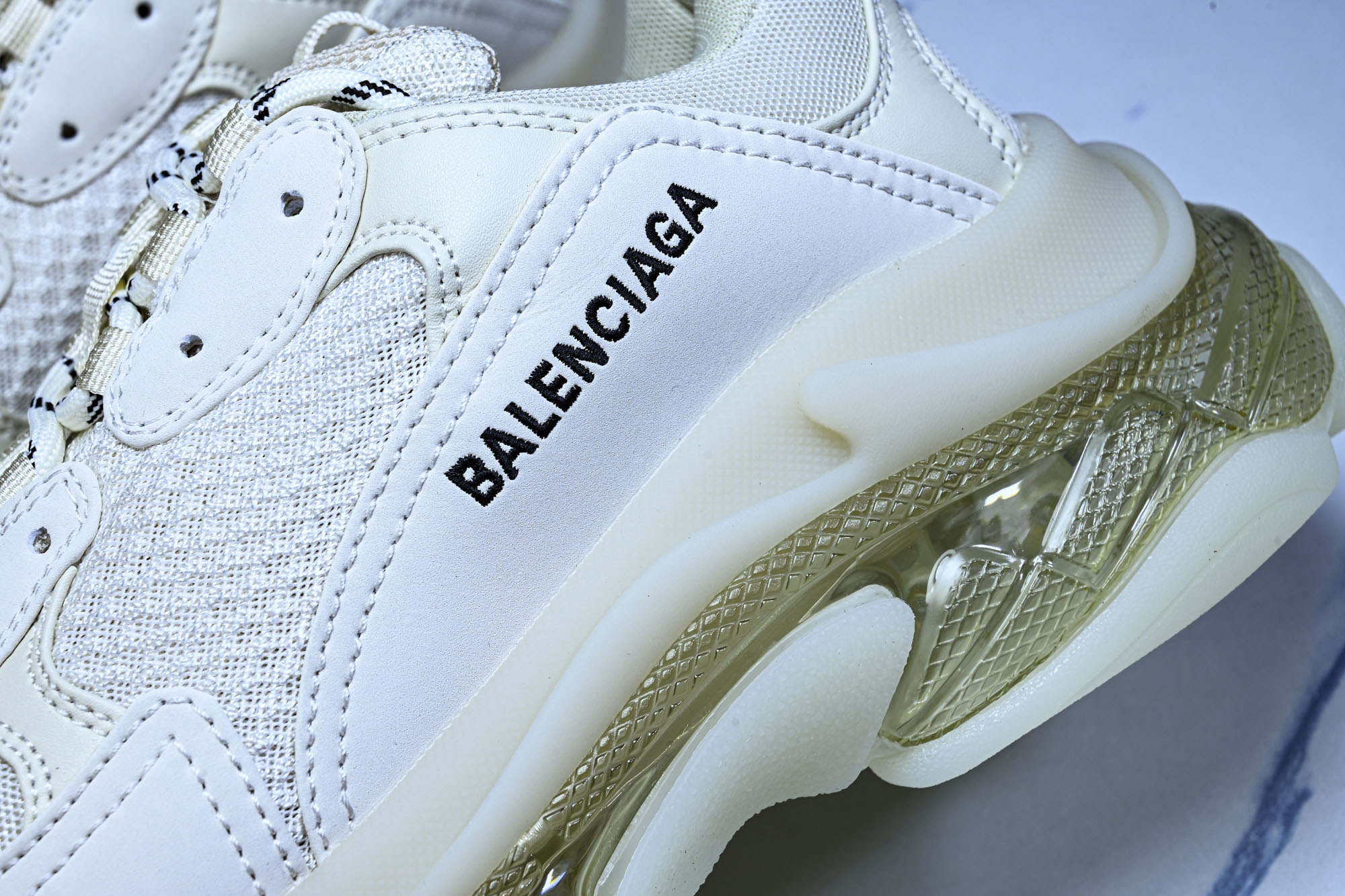 纯原 Balenciaga Triple S 3.0 巴黎世家三代复古休闲跑鞋 全组合氮气水晶大底W2GA3-9103 