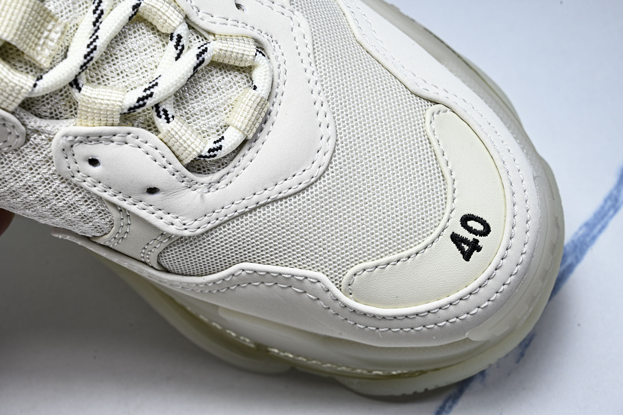 纯原 Balenciaga Triple S 3.0 巴黎世家三代复古休闲跑鞋 全组合氮气水晶大底W2GA3-9103 