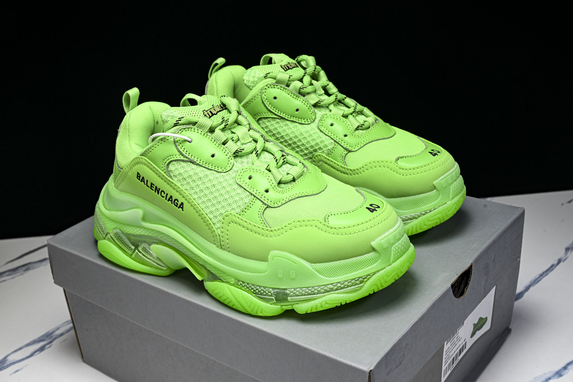 纯原 Balenciaga Triple S 3.0 巴黎世家三代复古休闲跑鞋 全组合氮气水晶大底W2GR1-3801 
