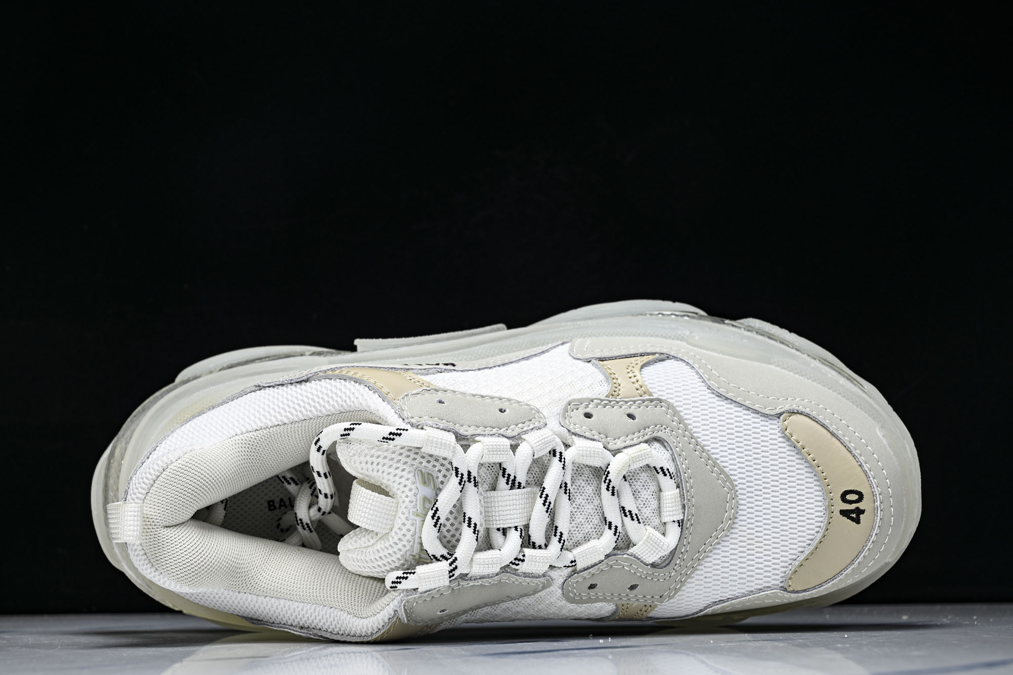 纯原 Balenciaga Triple S 3.0 巴黎世家三代复古休闲跑鞋 全组合氮气水晶大底W09E1-9000 