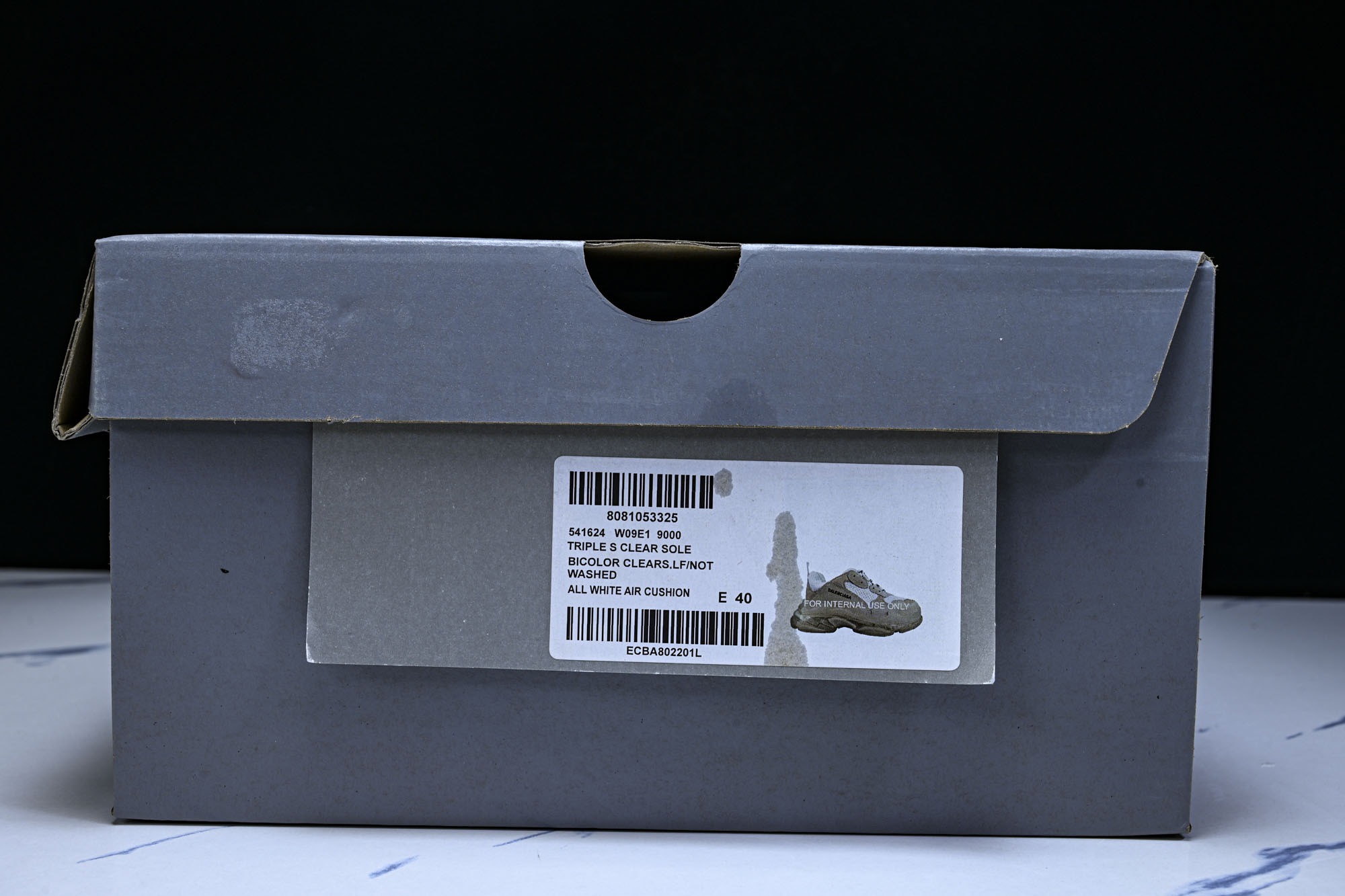 纯原 Balenciaga Triple S 3.0 巴黎世家三代复古休闲跑鞋 全组合氮气水晶大底W09E1-9000 