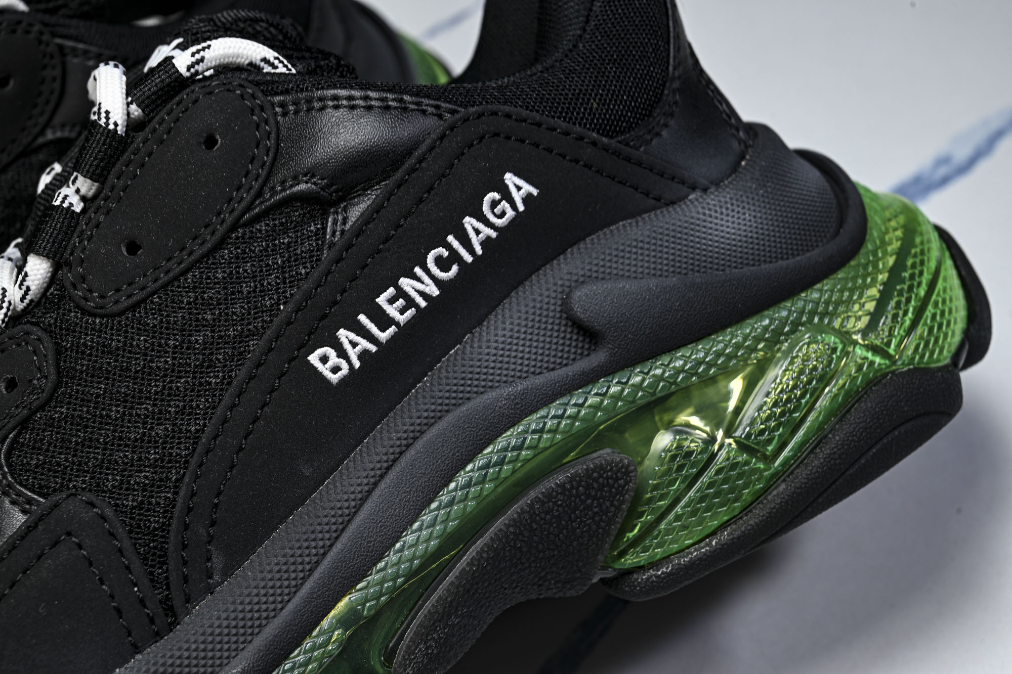 纯原 Balenciaga Triple S 3.0 巴黎世家三代复古休闲跑鞋 全组合氮气水晶大底W09ON-1047 