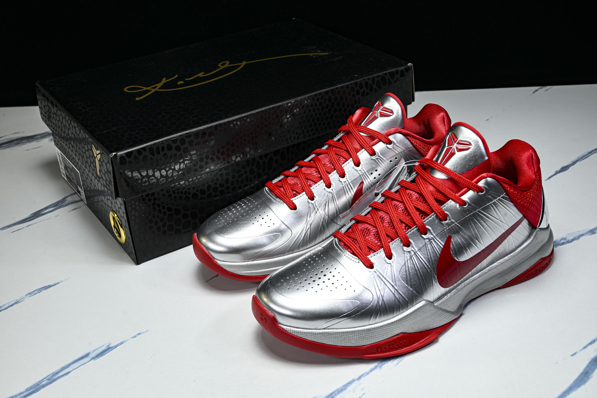 Nike Zoom Kobe 5 Chaos 科比5 男子实战篮球鞋IV2712-001 #YZ001-1 40 40.
