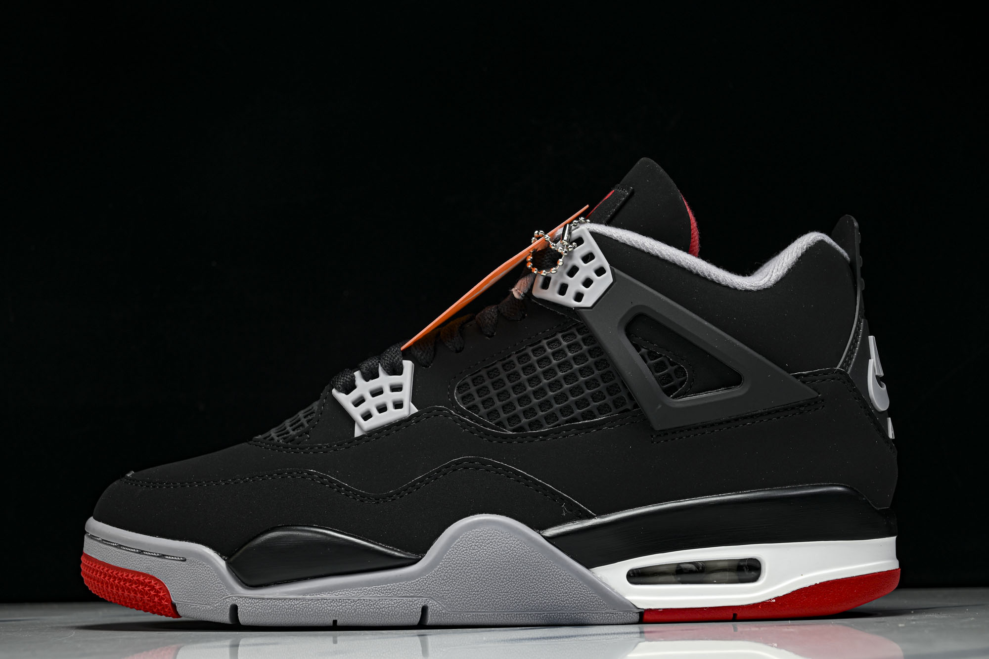 纯原 Air Jordan 4 Retro _Bred_ AJ4 乔4黑红2.0 IX8180-001 #YZ001-1 纯原 Air Jordan 4 Retro _Bred_ AJ4 乔4黑红2.0 IX8180-001 #YZ001-1