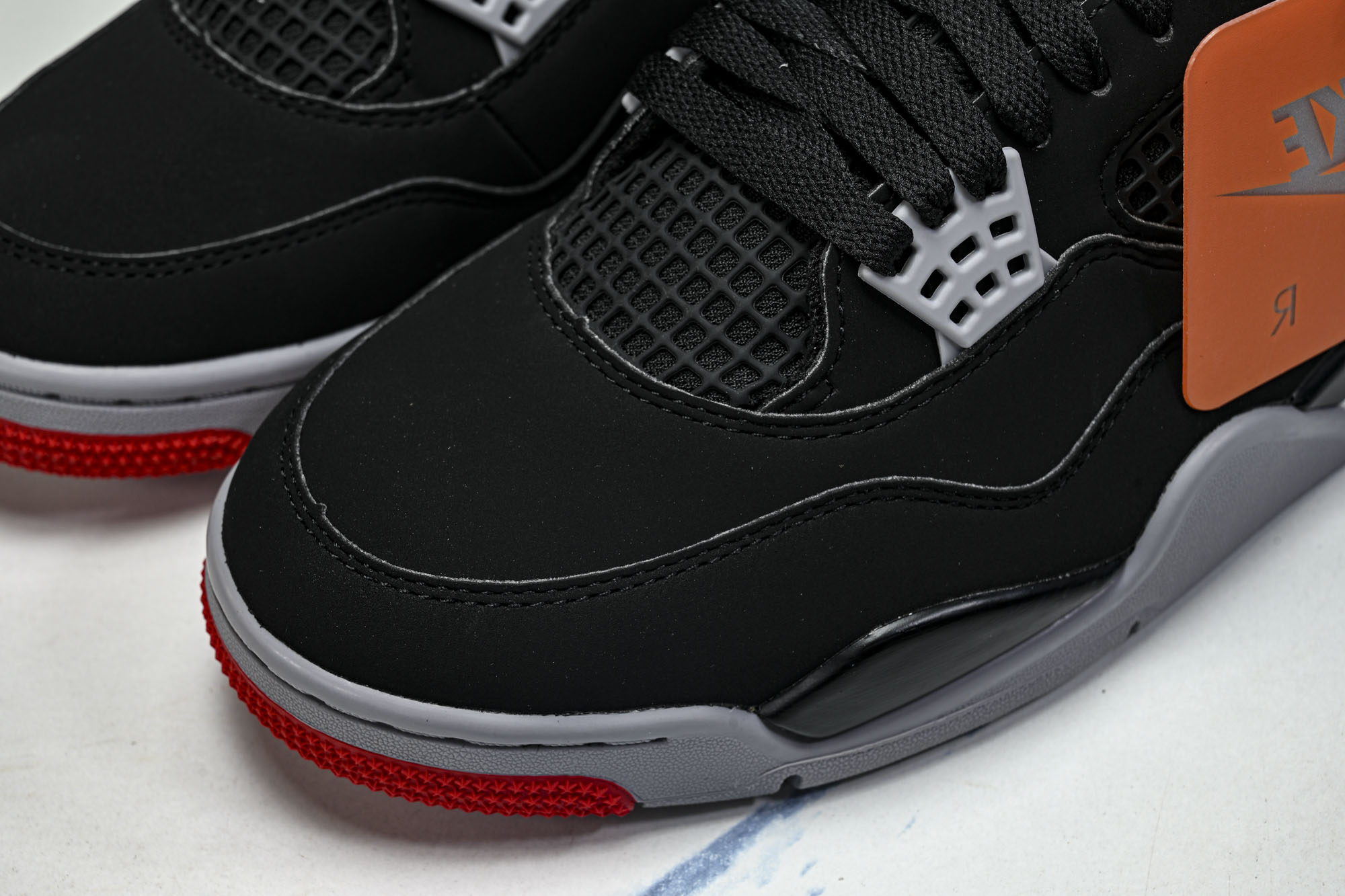 纯原 Air Jordan 4 Retro _Bred_ AJ4 乔4黑红2.0 IX8180-001 #YZ001-1