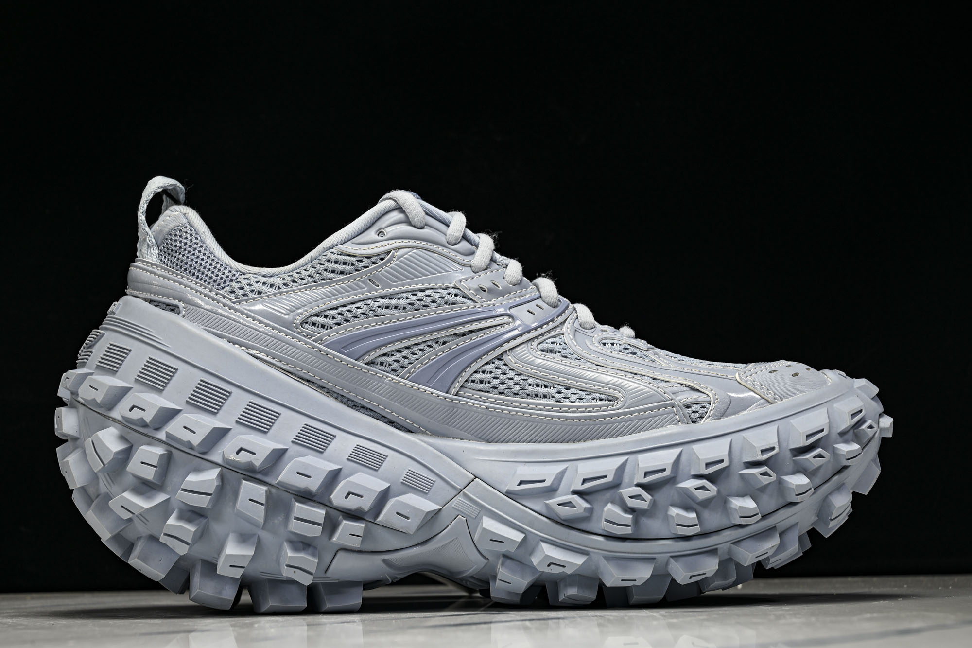 纯原 Balenciaga Defender Rubber Platform Sneakers 巴黎世家 轮胎鞋 浅蓝W