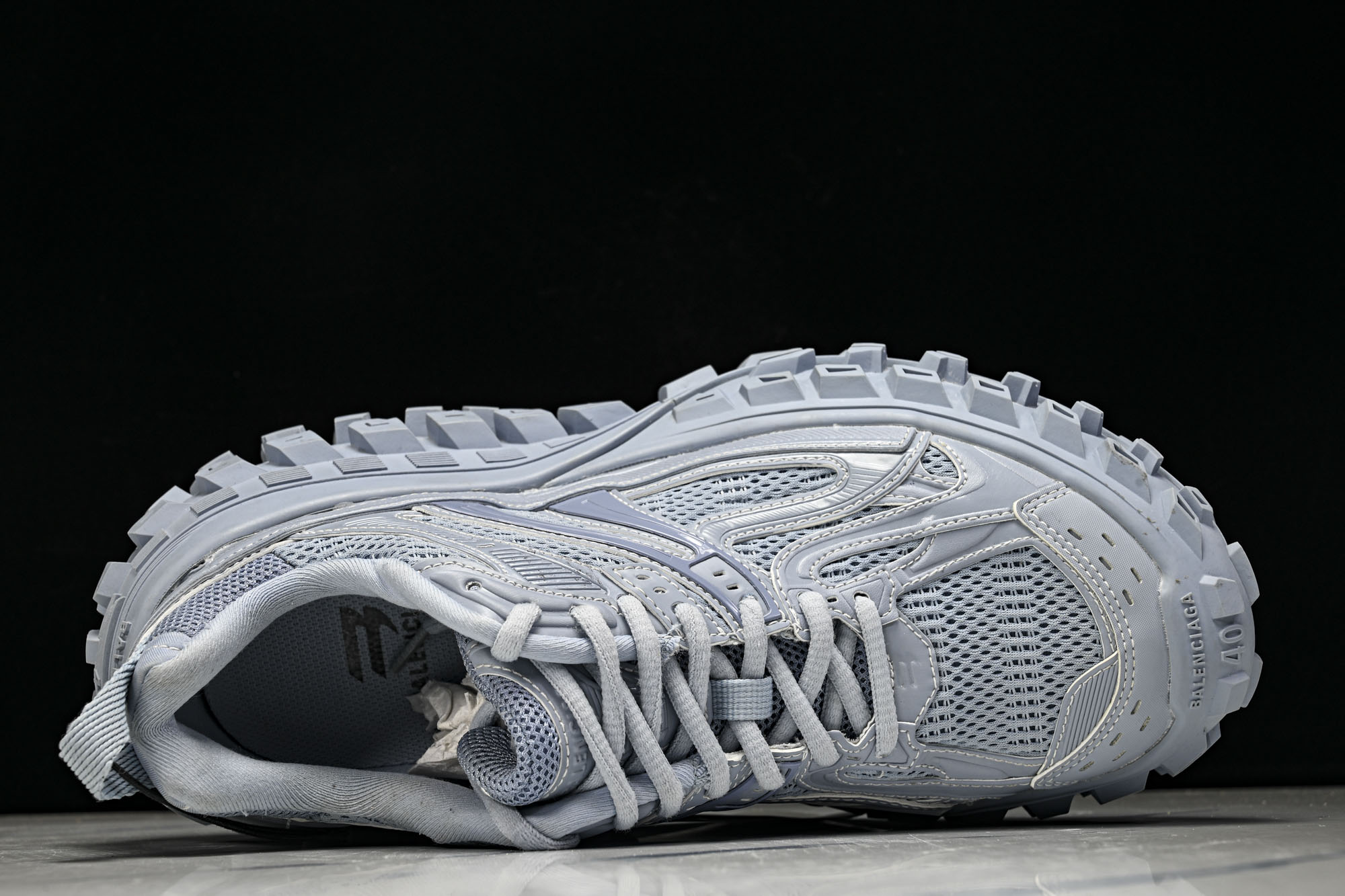 纯原 Balenciaga Defender Rubber Platform Sneakers 巴黎世家 轮胎鞋 浅蓝W