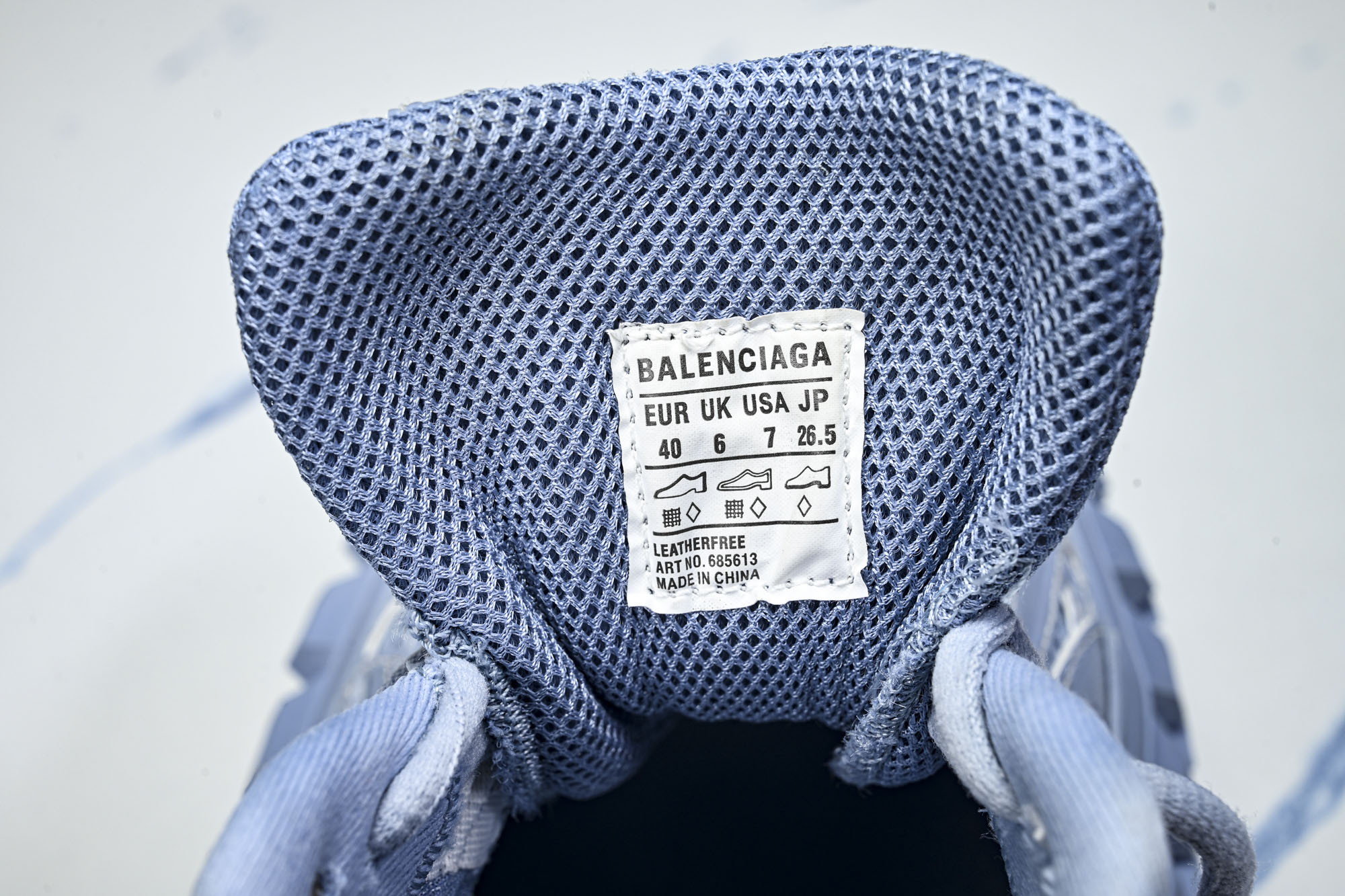 纯原 Balenciaga Defender Rubber Platform Sneakers 巴黎世家 轮胎鞋 浅蓝W
