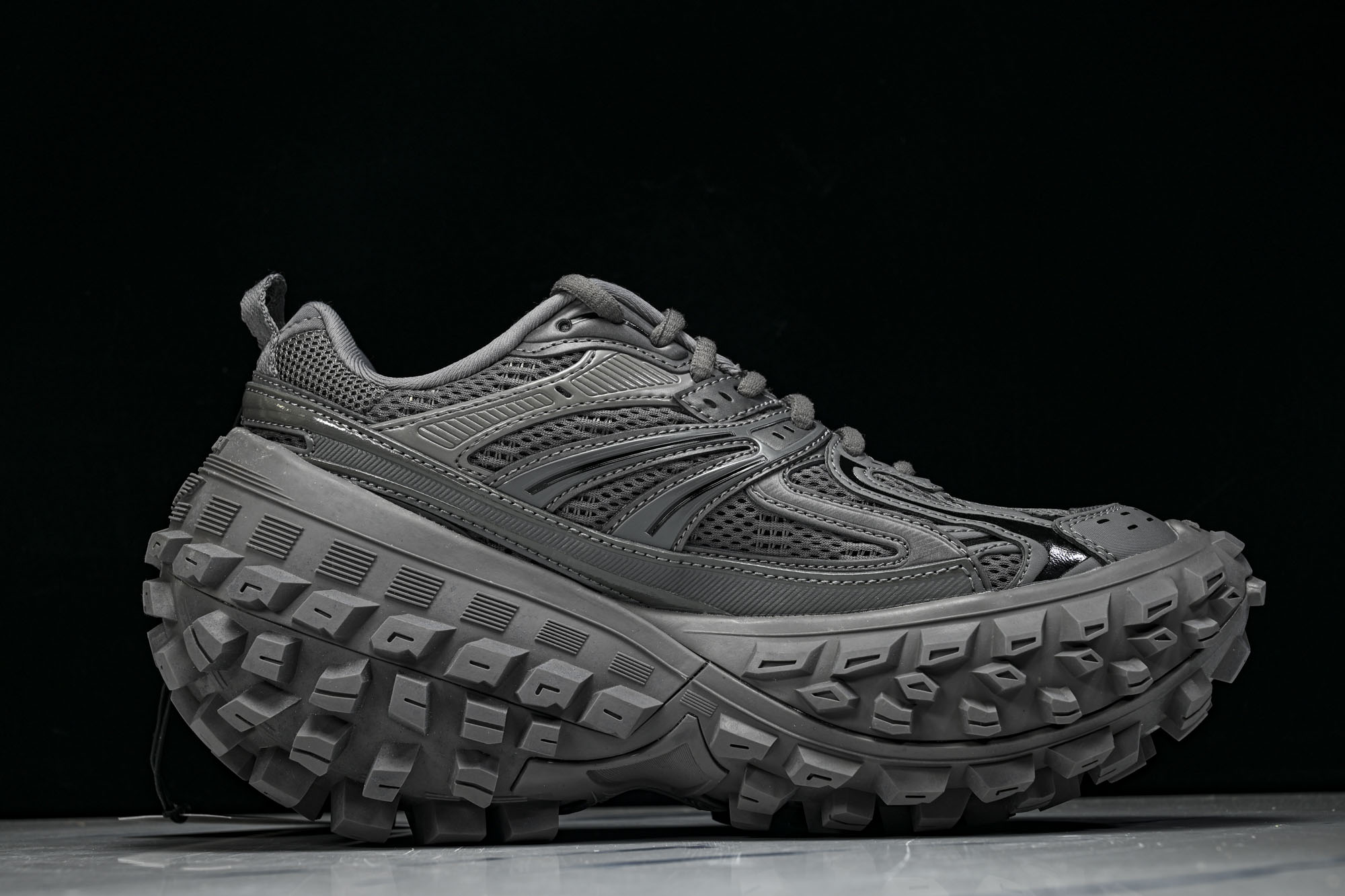 纯原 Balenciaga Defender Rubber Platform Sneakers 巴黎世家 轮胎鞋 深棕色