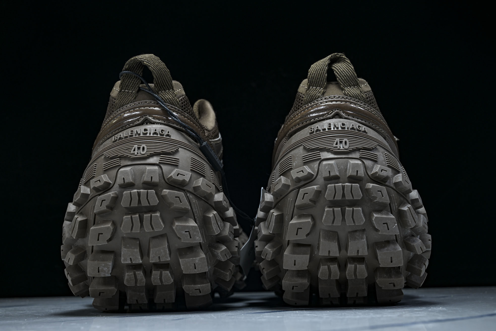 纯原 Balenciaga Defender Rubber Platform Sneakers 巴黎世家 轮胎鞋 深棕色