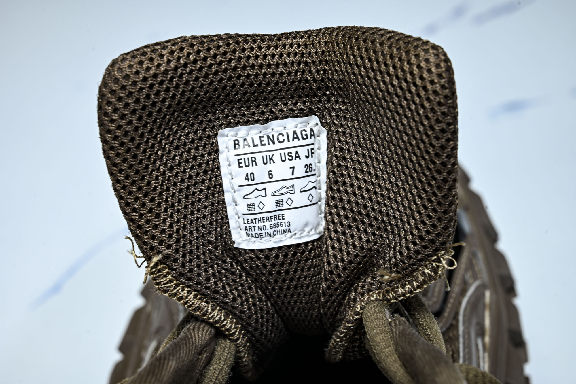 纯原 Balenciaga Defender Rubber Platform Sneakers 巴黎世家 轮胎鞋 深棕色