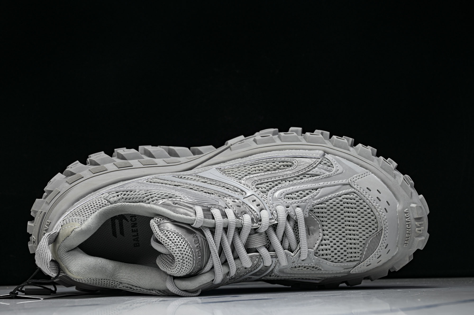 纯原 Balenciaga Defender Rubber Platform Sneakers 巴黎世家 轮胎鞋 深灰色
