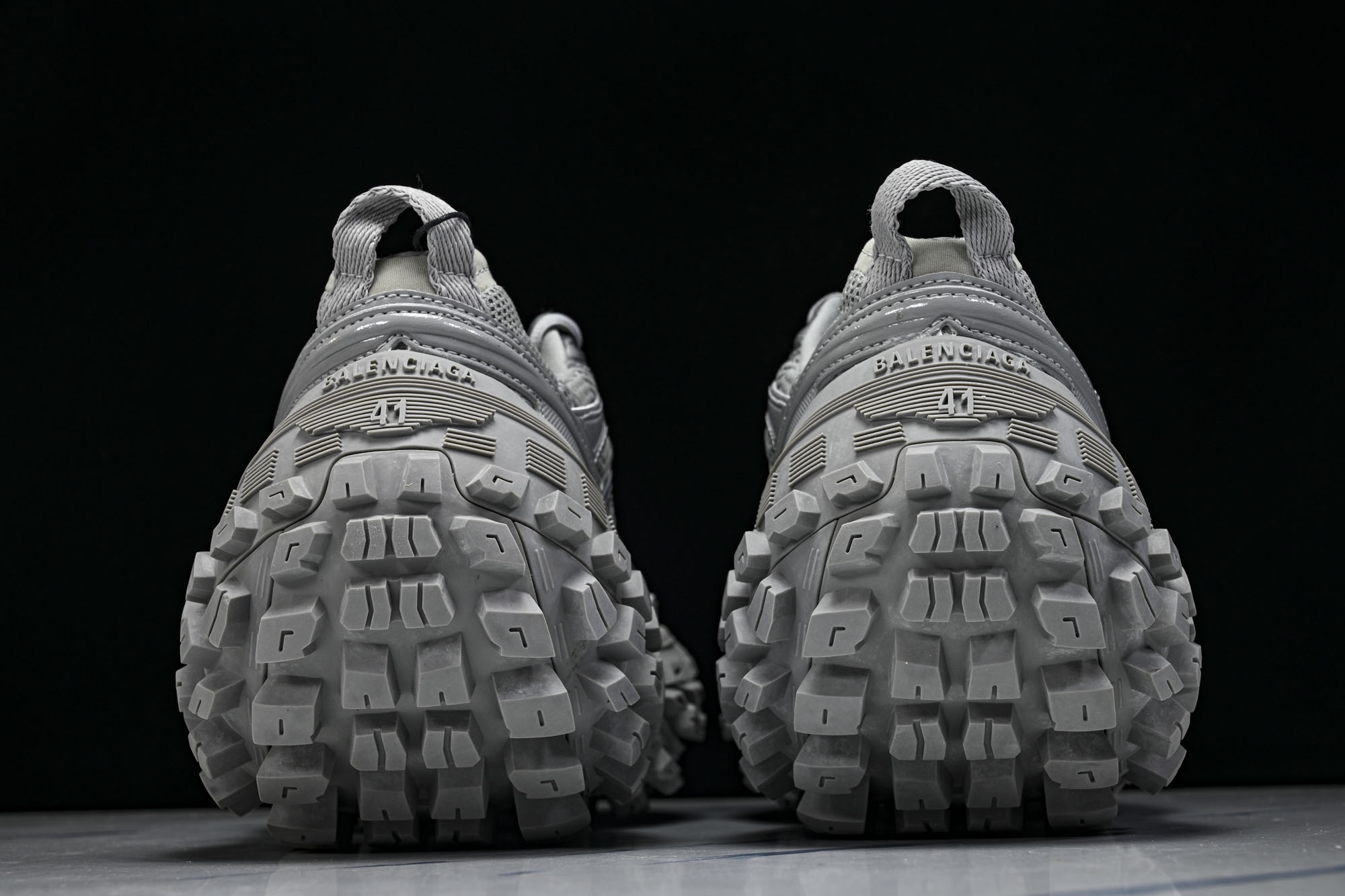 纯原 Balenciaga Defender Rubber Platform Sneakers 巴黎世家 轮胎鞋 深灰色