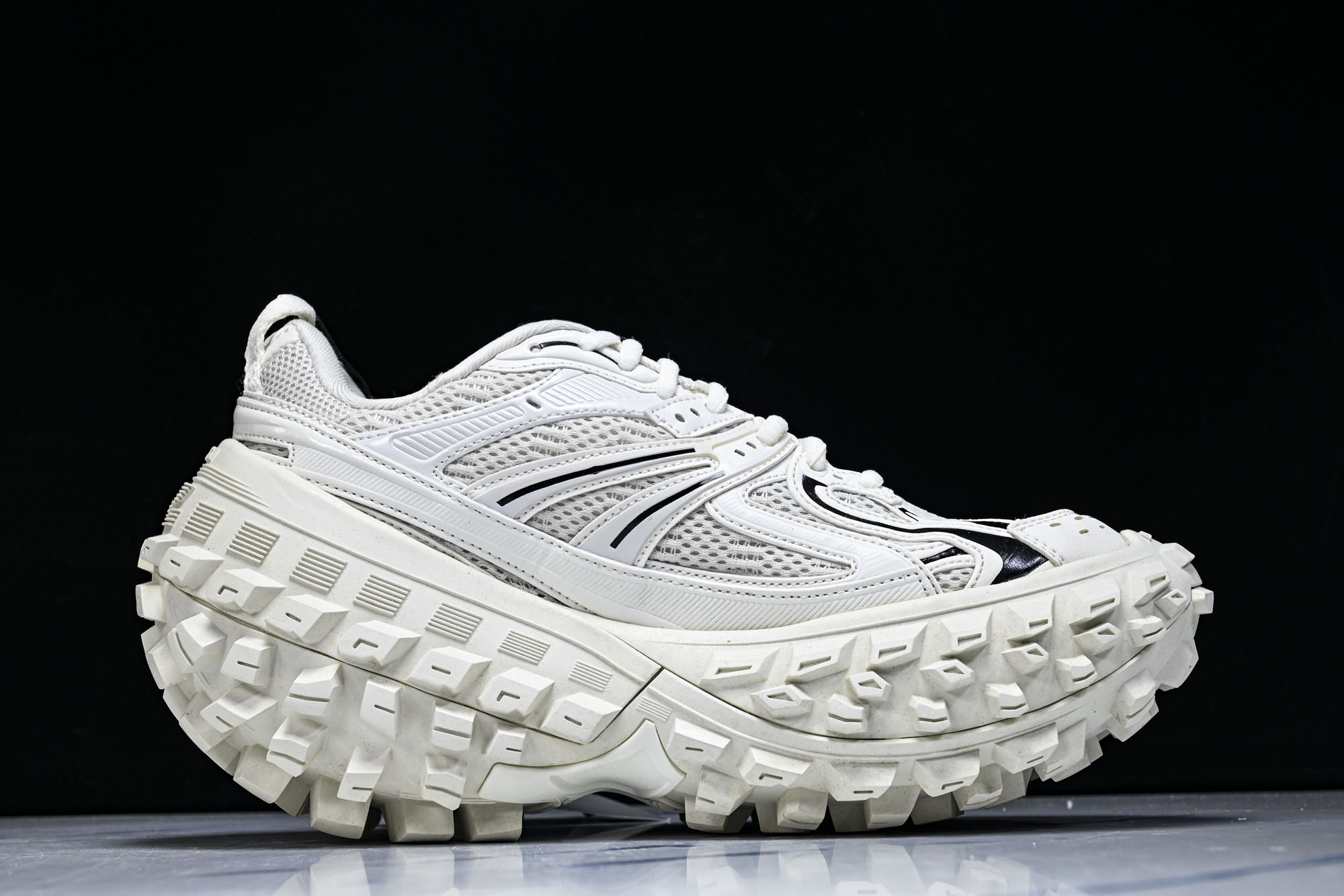 纯原 Balenciaga Defender Rubber Platform Sneakers 巴黎世家 轮胎鞋 白色W