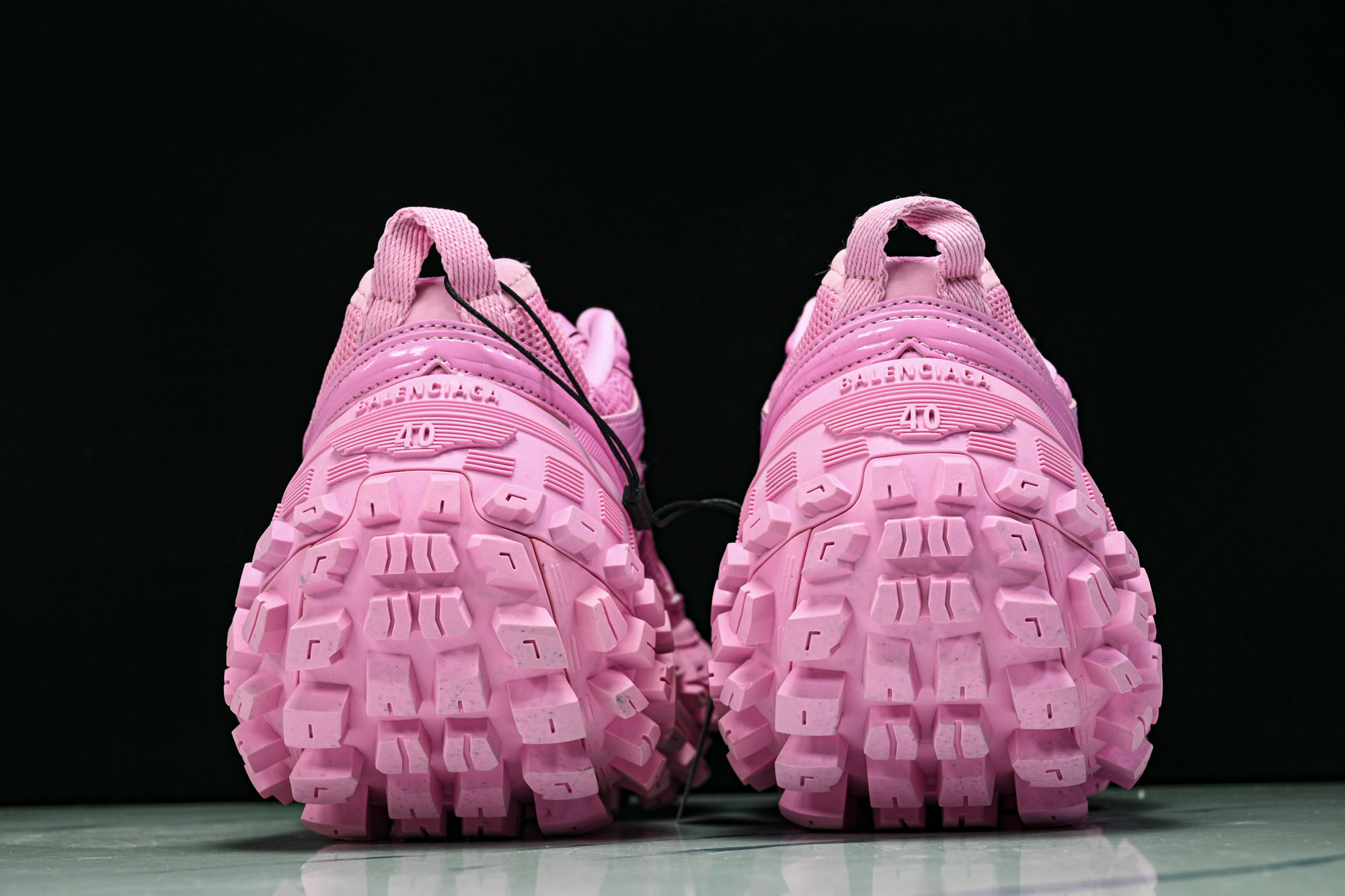 纯原 Balenciaga Defender Rubber Platform Sneakers 巴黎世家 轮胎鞋 粉色 