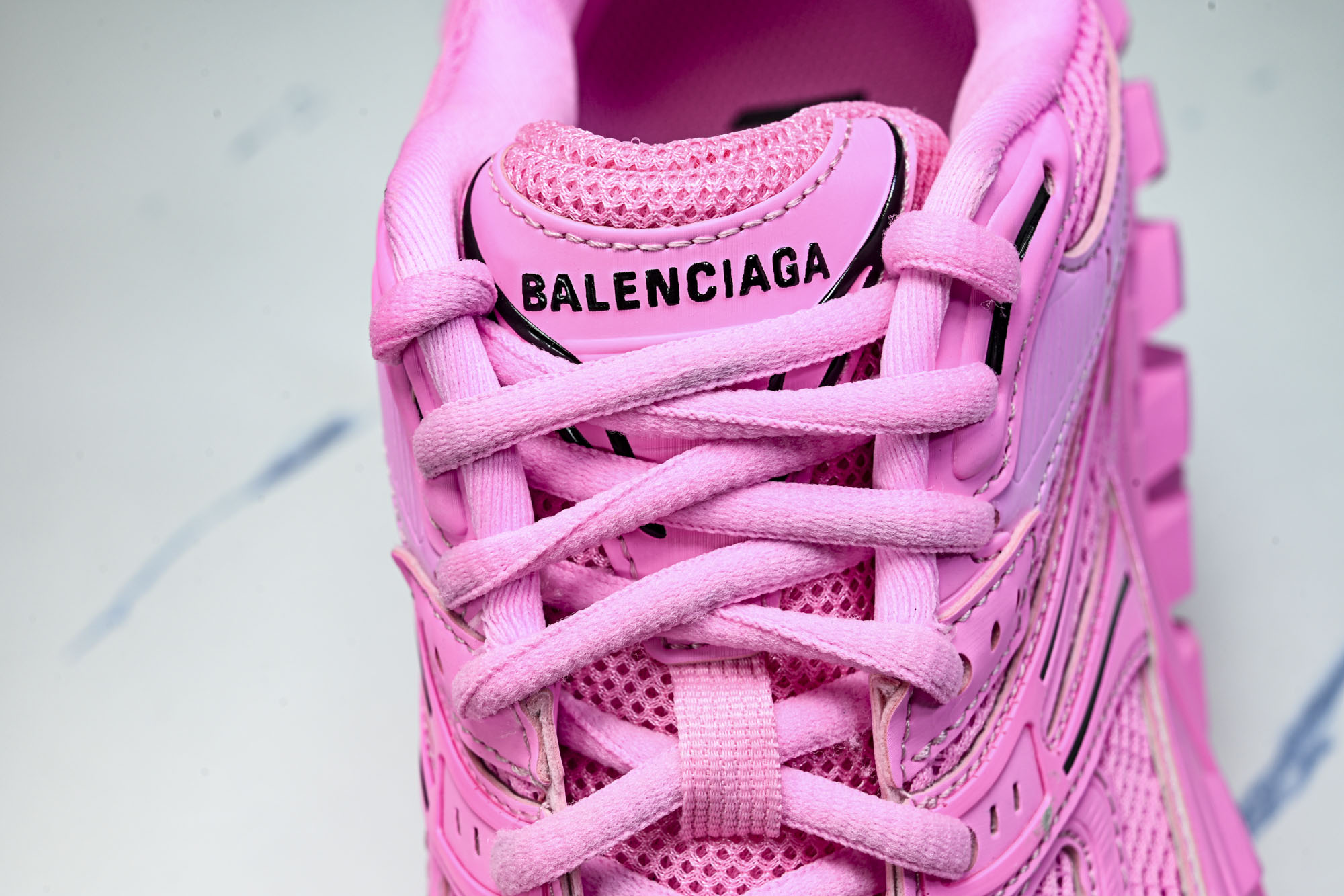 纯原 Balenciaga Defender Rubber Platform Sneakers 巴黎世家 轮胎鞋 粉色 