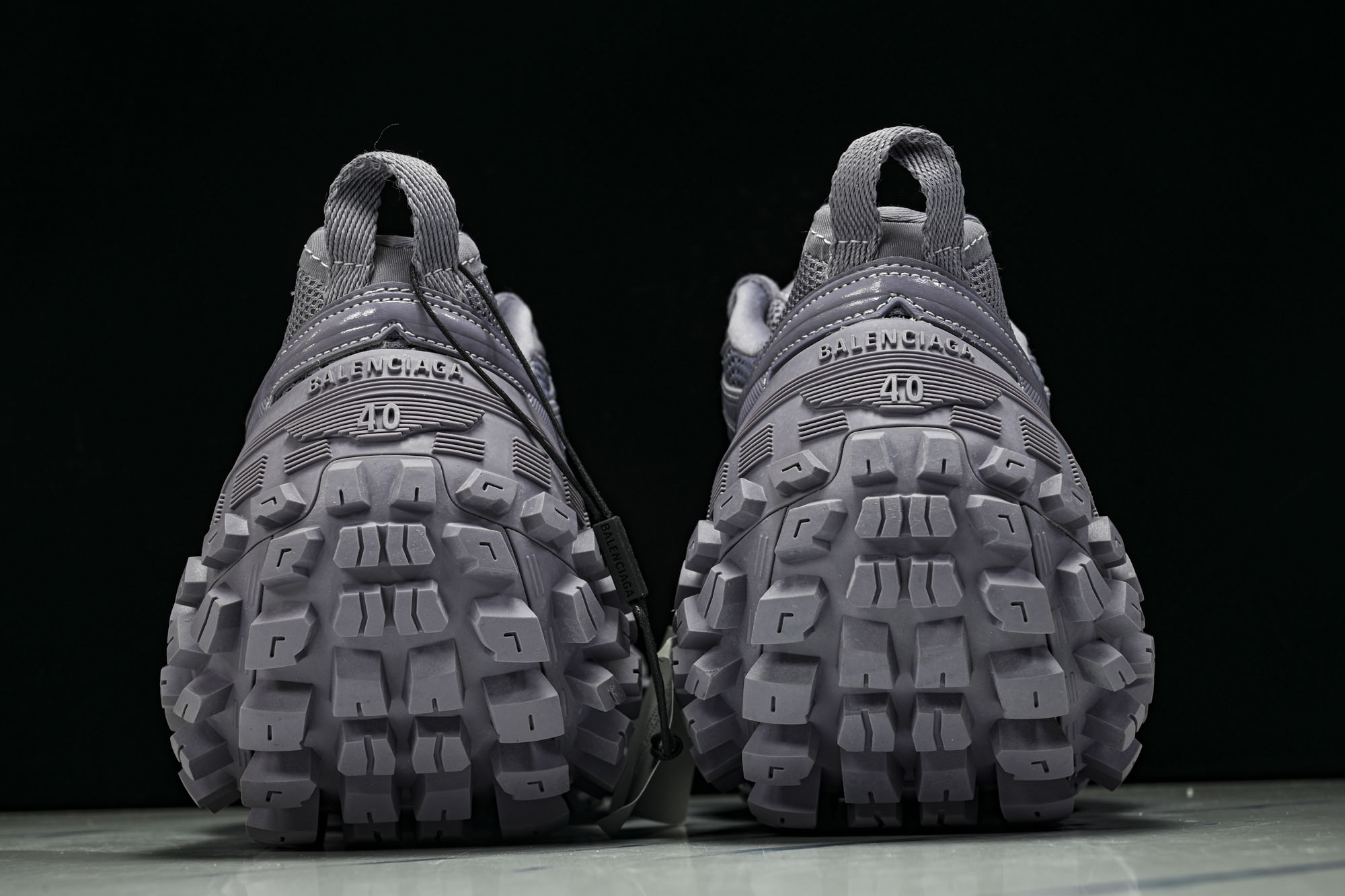 纯原 Balenciaga Defender Rubber Platform Sneakers 巴黎世家 轮胎鞋 紫色 
