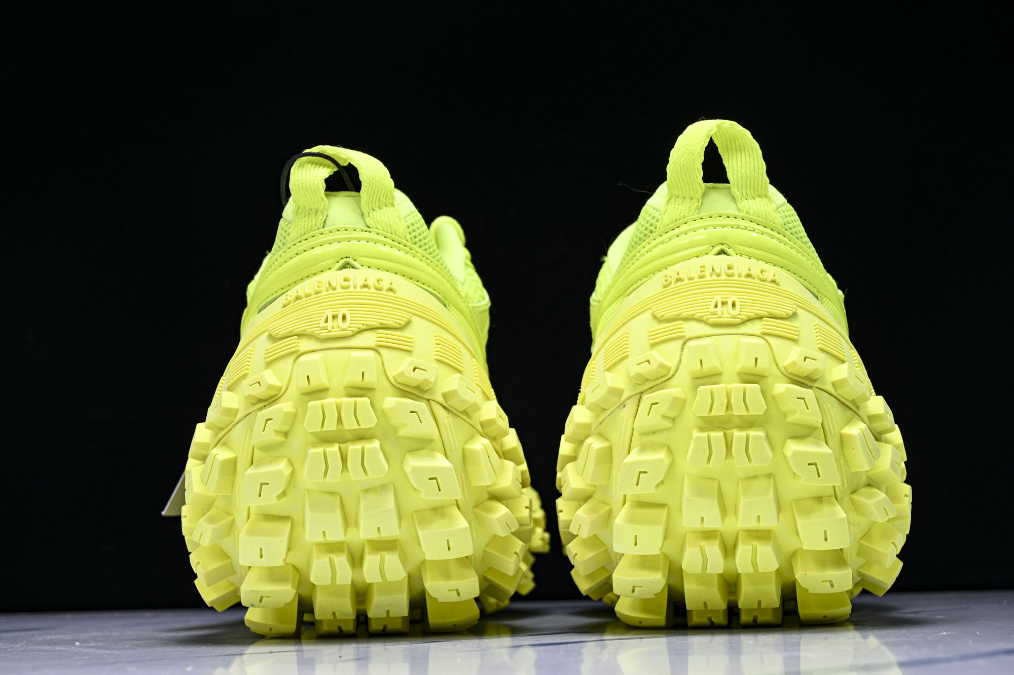纯原 Balenciaga Defender Rubber Platform Sneakers 巴黎世家 轮胎鞋 荧光绿